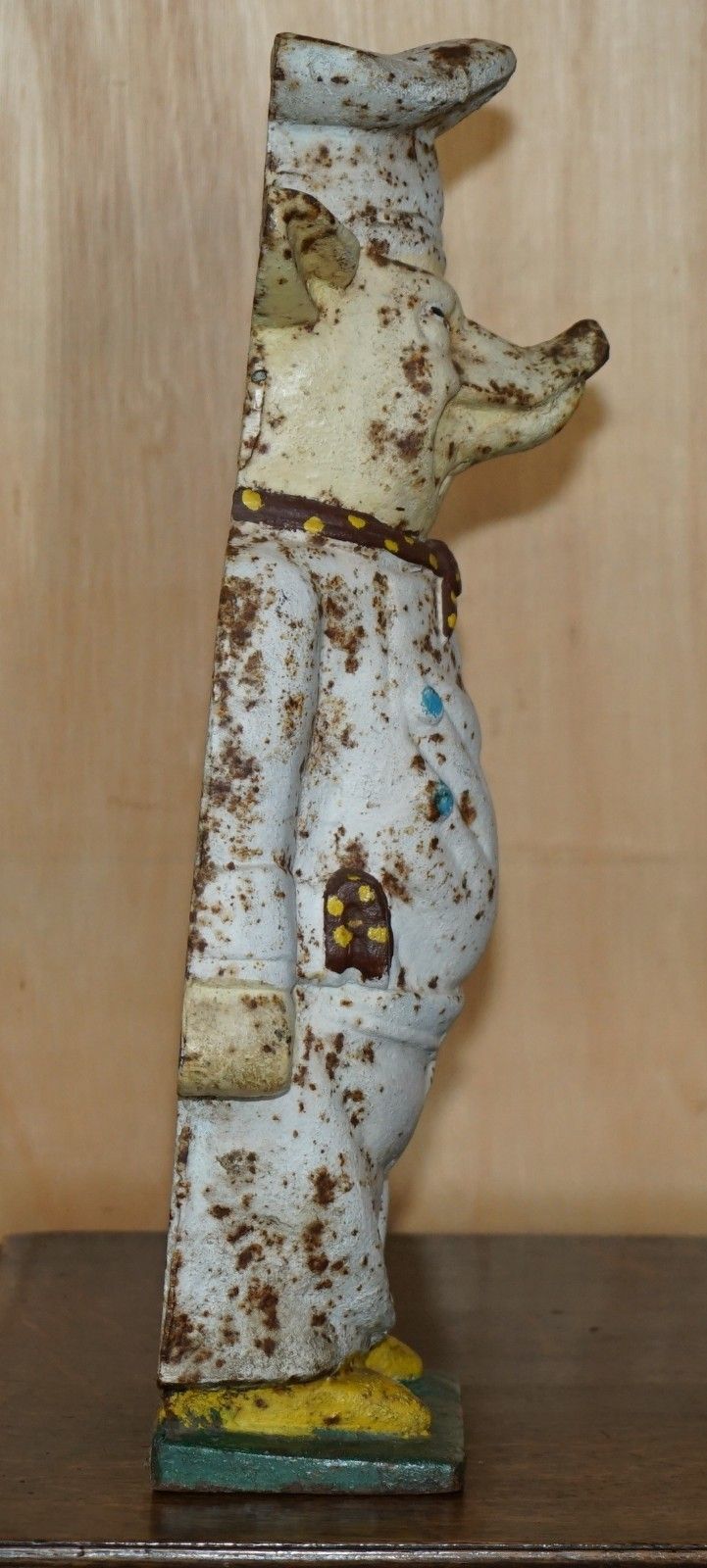 photo furniture Antique 19th Century Butchers Shop Advertising Display Pig Original Paint Patina