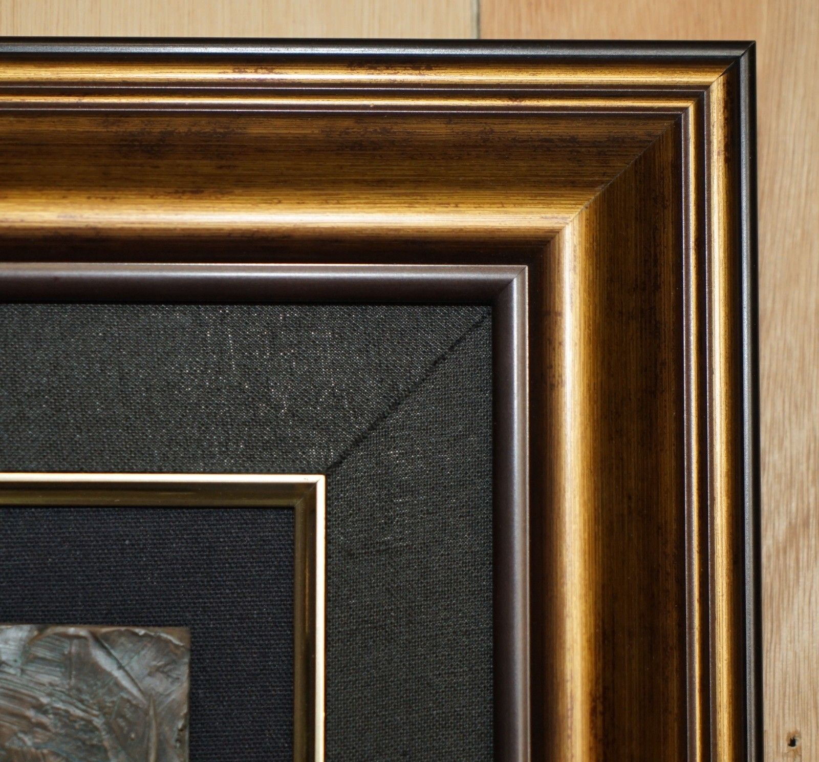 2000.0 Stunning Circa 2000 Bill Mack Careless Bronze Plaster 3d Picture Of Two Lovers photo