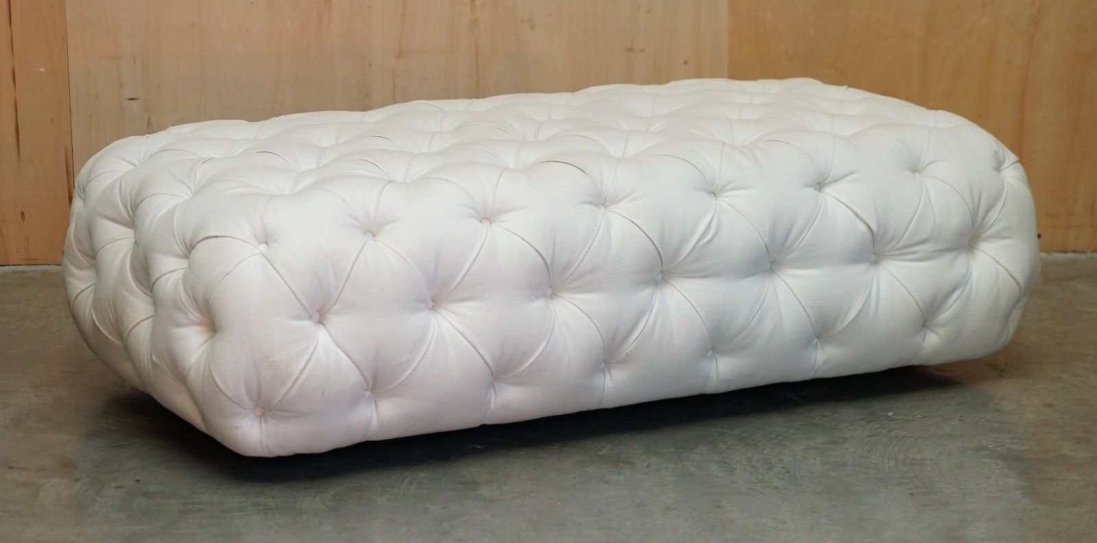 Rrp £6640 Extra Large George Smith Chesterfield Chelsea Knight Footstool Ottoman photo furniture