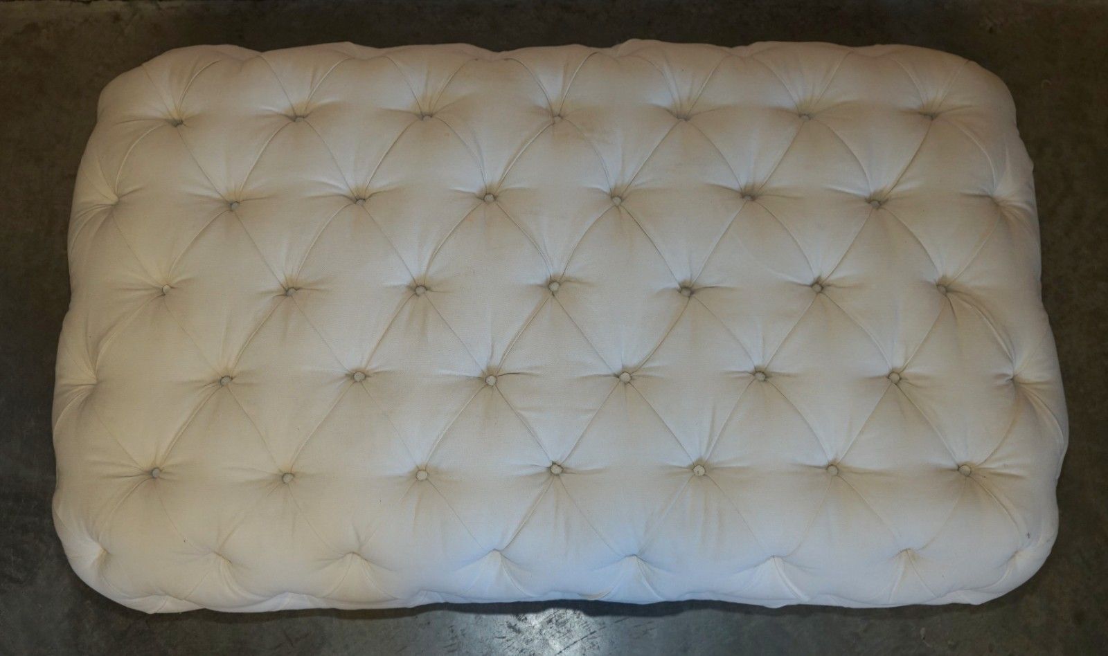 Rrp £6640 Extra Large George Smith Chesterfield Chelsea Knight Footstool Ottoman photo vinterior