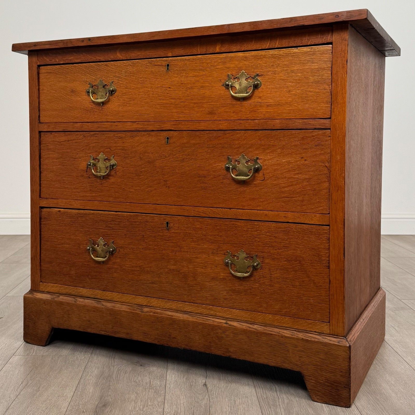 Antique 20th Century Golden Oak Chest Of Drawers photo furniture