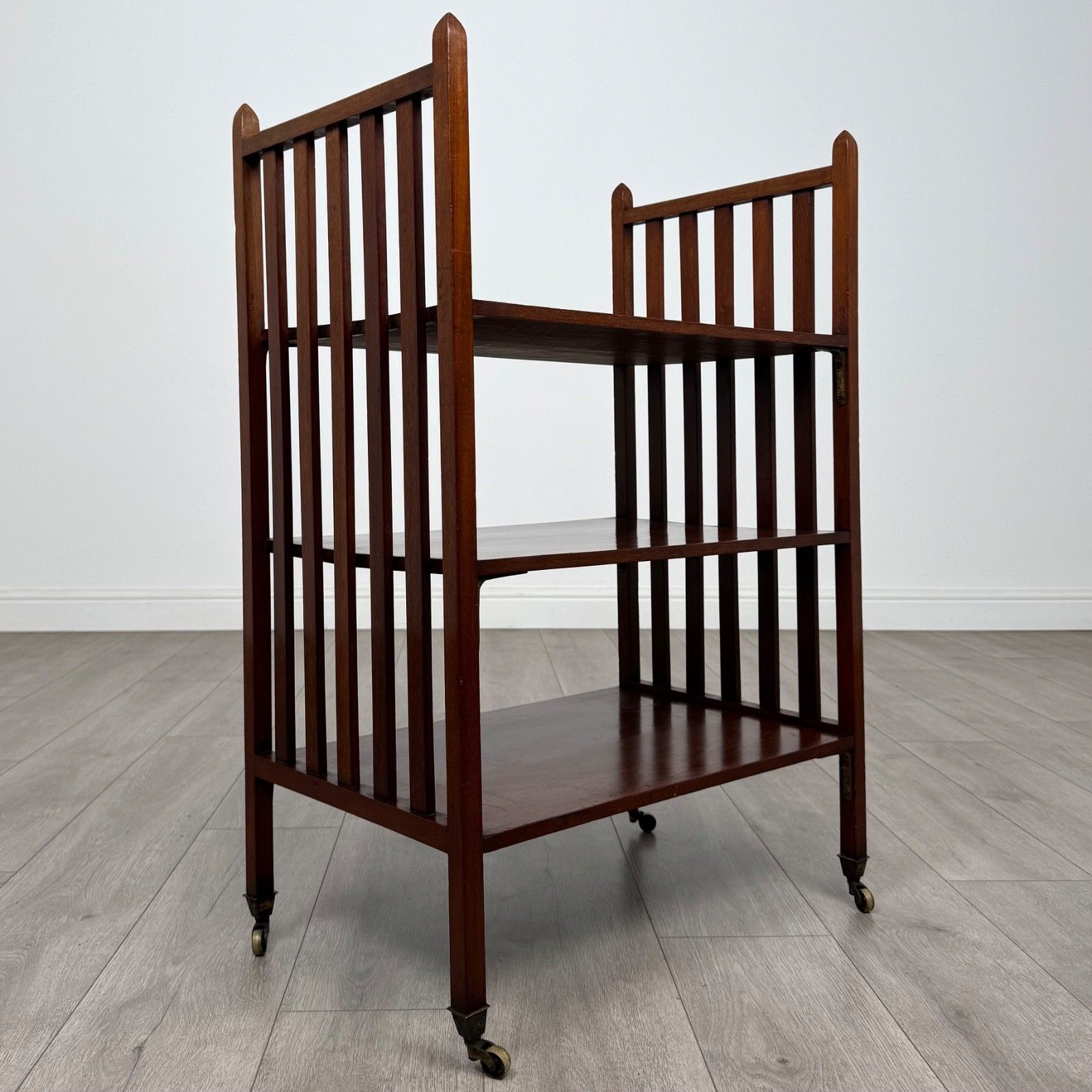 Antique 20th Century Mahogany Bookcase With Unique Design photo buy