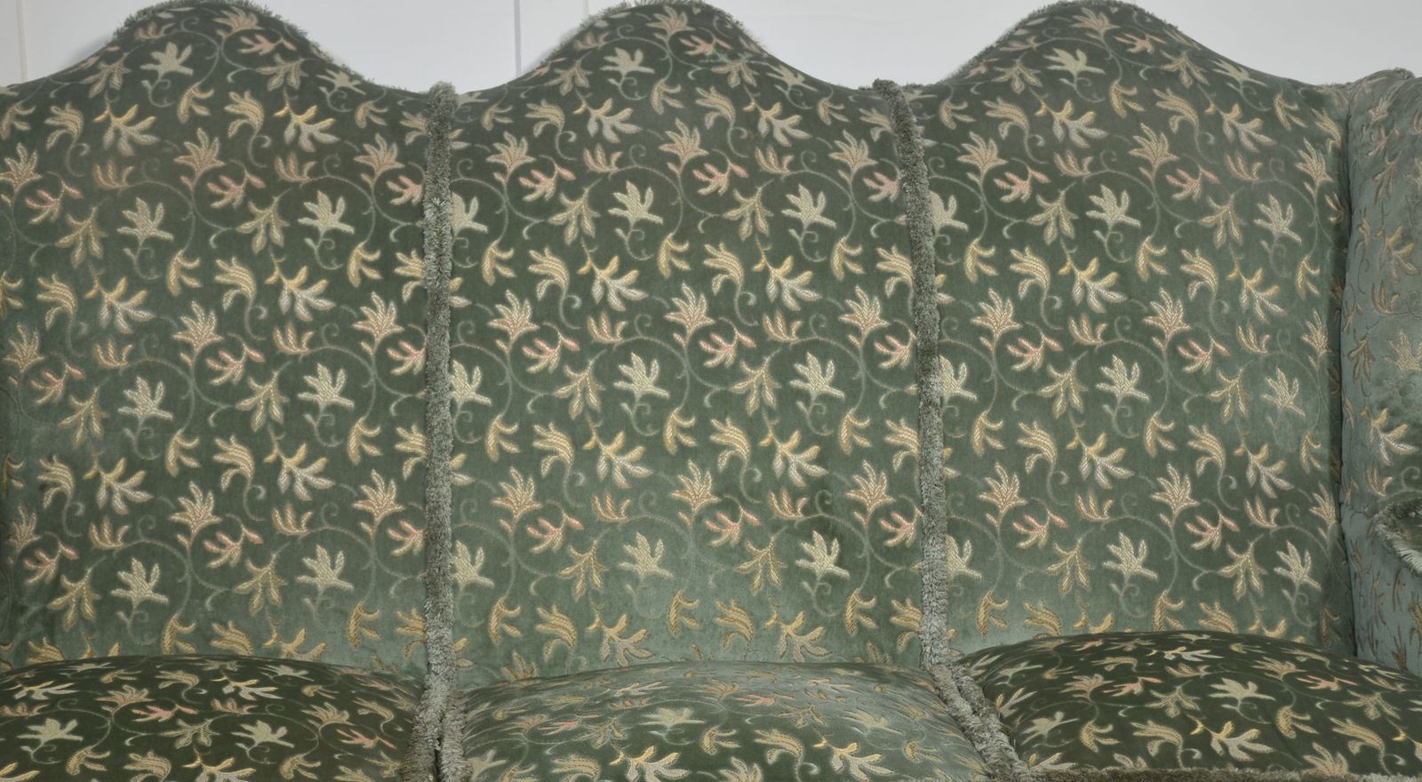 Queen Anne Style Three Seat Sofa photo 1914.0