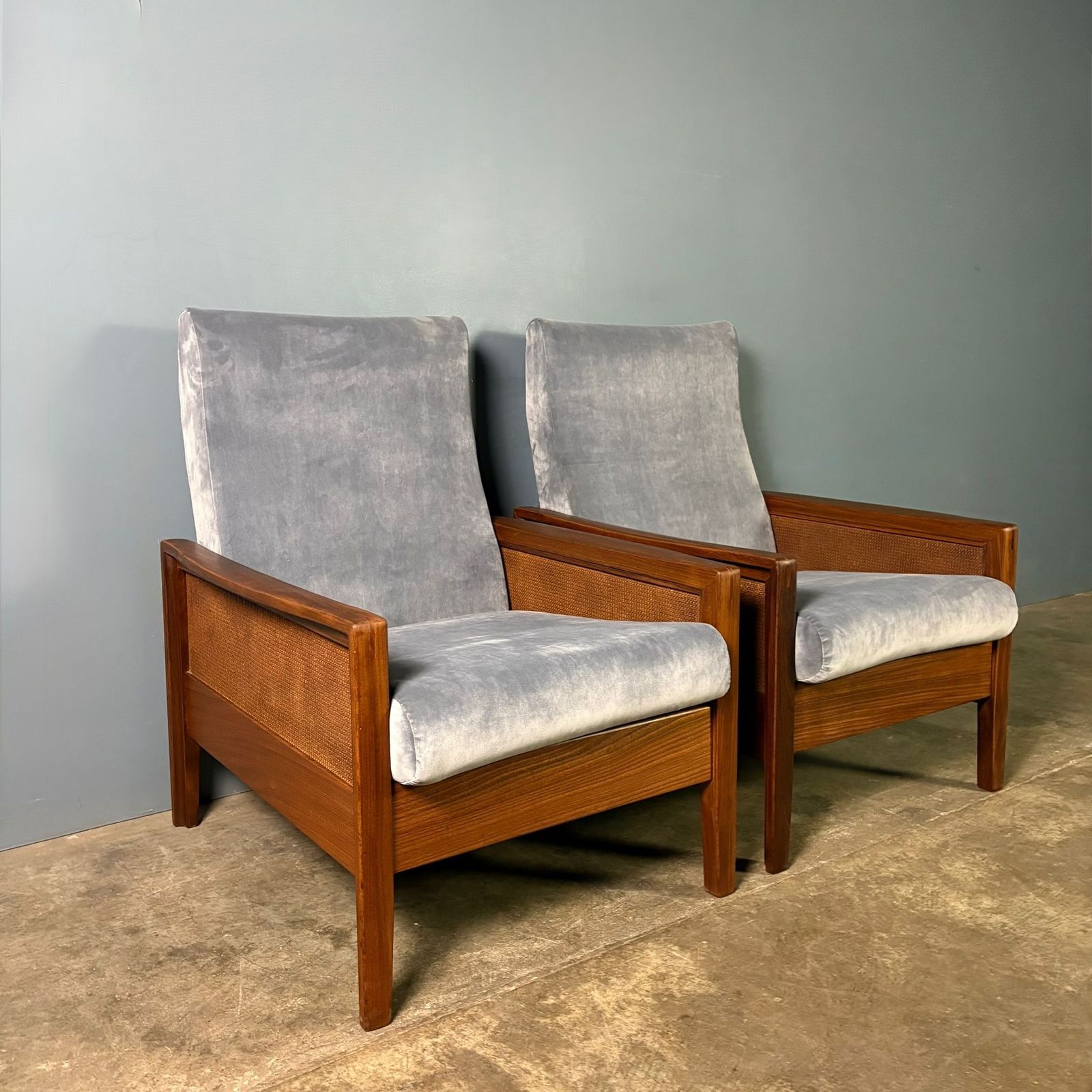 Guy Rogers Teak Lounge Chair Mid Century Retro Mcm photo vinterior