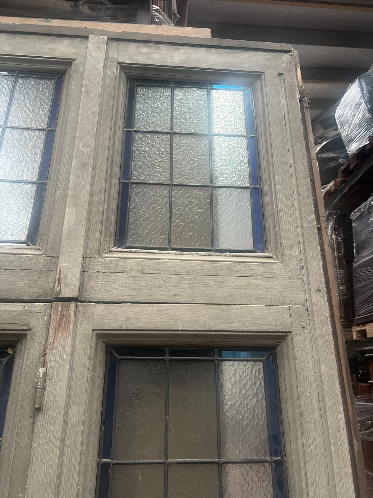 photo for sale Art Deco Stained Glass Impost Window Circa 1900 XX Century