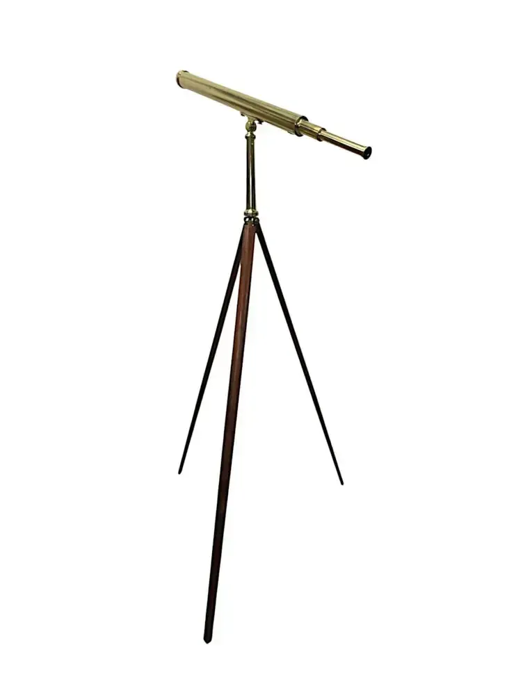A Very Fine Early 19th Century Polished Brass Telescope By W.& T. Gilbert, London photo Home Decor