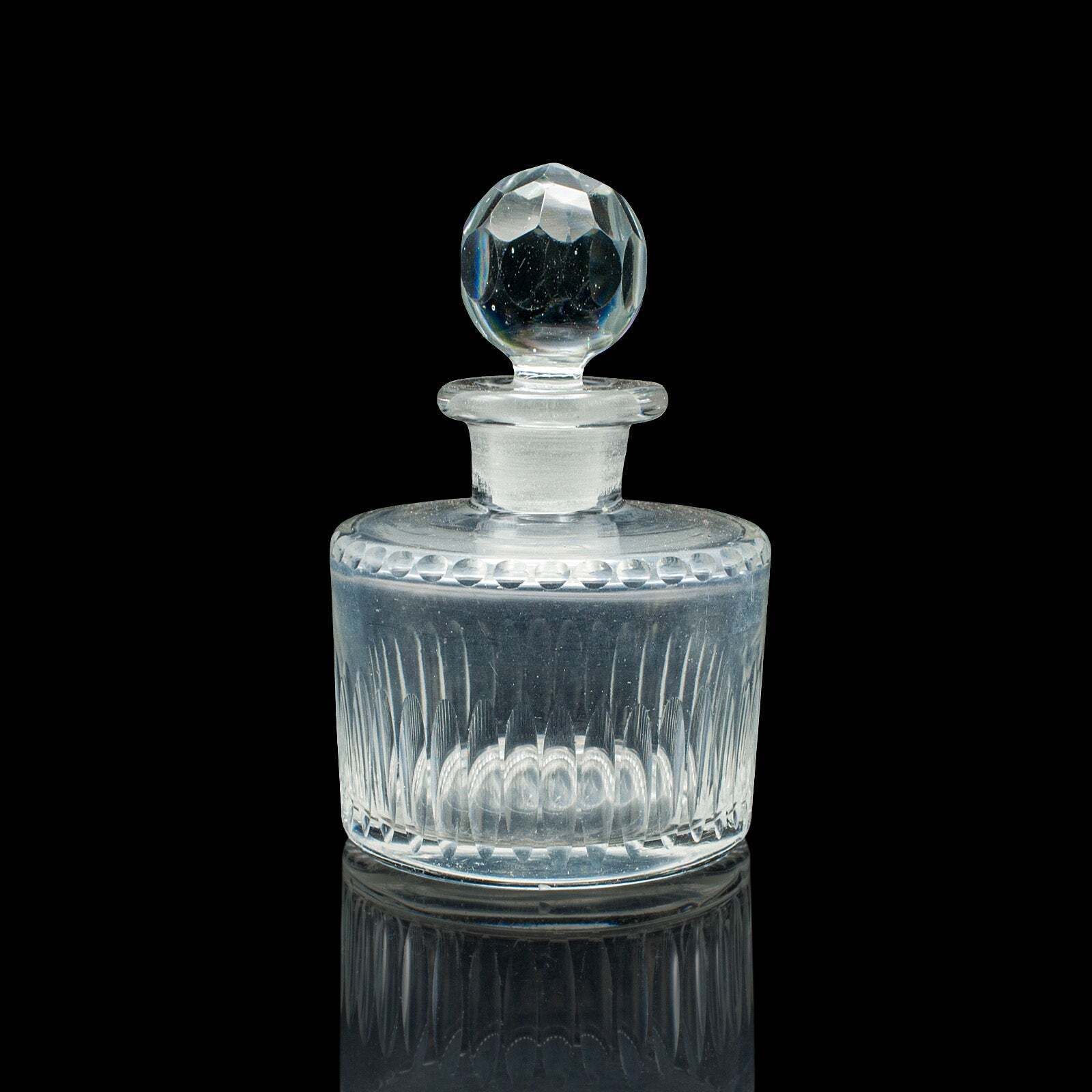 Antique Perfume Bottle, English, Glass Scent Dispenser, Early Victorian, C.1850 photo vinterior