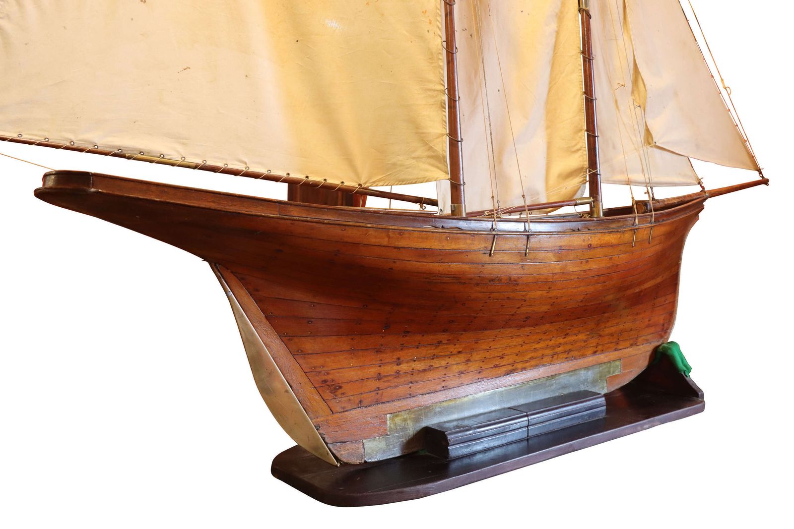 Late 19th Century Scratch Built Ketch Rigged Pond Yacht With Carvel Hull, C.1890 photo vintage