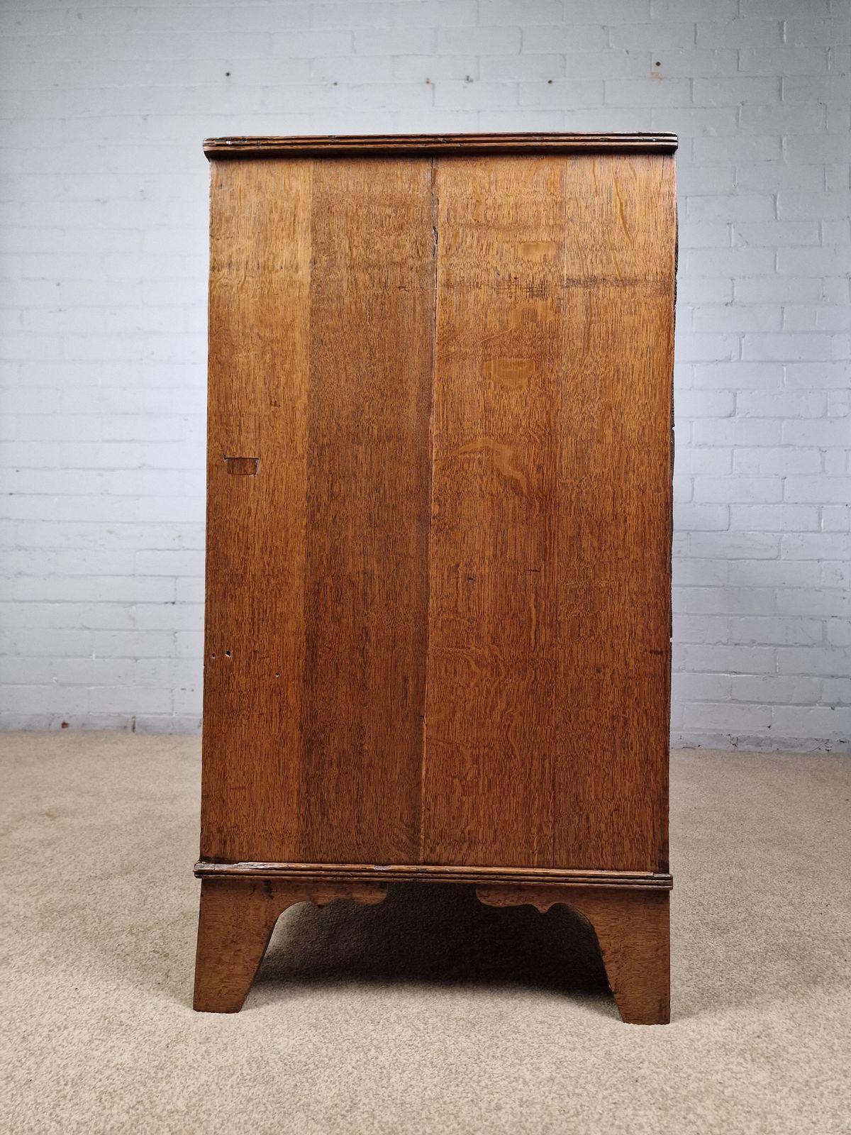Georgian Oak Chest Of Drawers, Mid 20th Century photo vintage