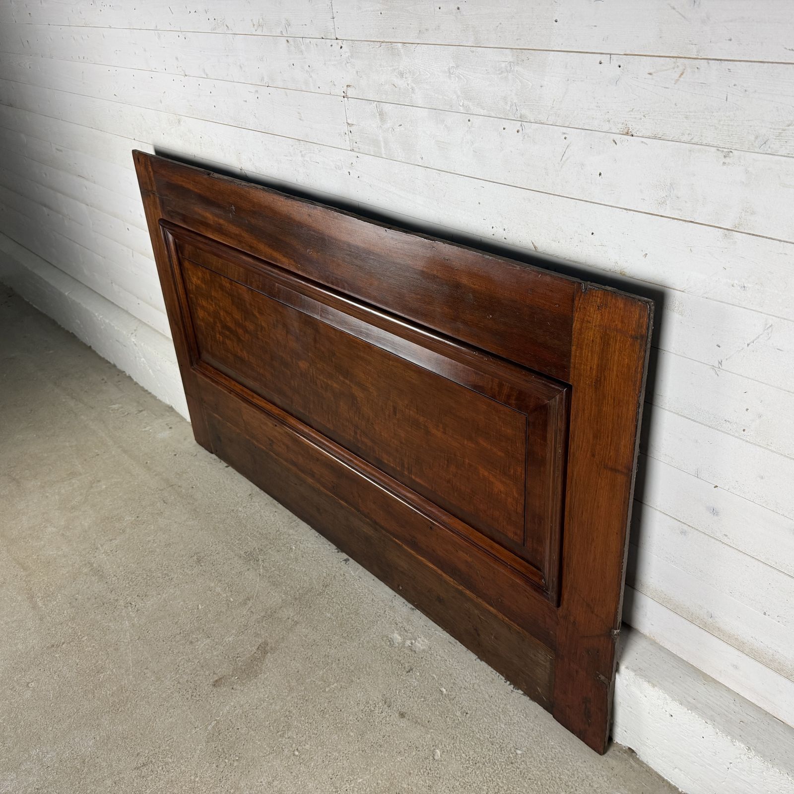 Section Of Antique Flame Mahogany Wall Panelling photo for sale