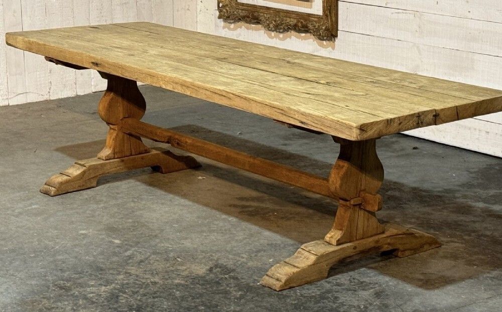 Larger Characterful French Oak Farmhouse Dining Table