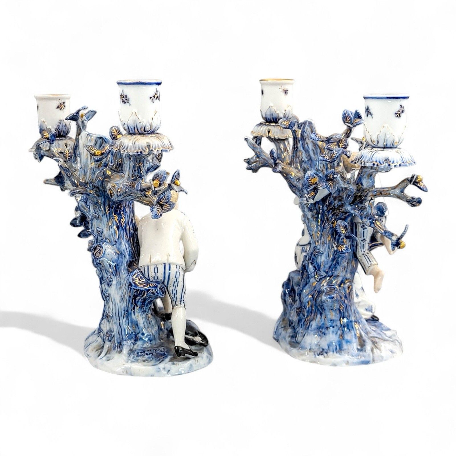 Ernst Bohne & Söhne, Rudolstadt — Pair Of Figural Candelabra, C. 1878 photo vinterior