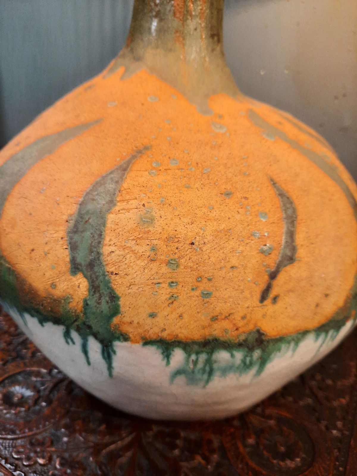 1970s Large Studio Pottery Lamp By Gill Bott Professionally Rewired And Pat Tested photo Lighting