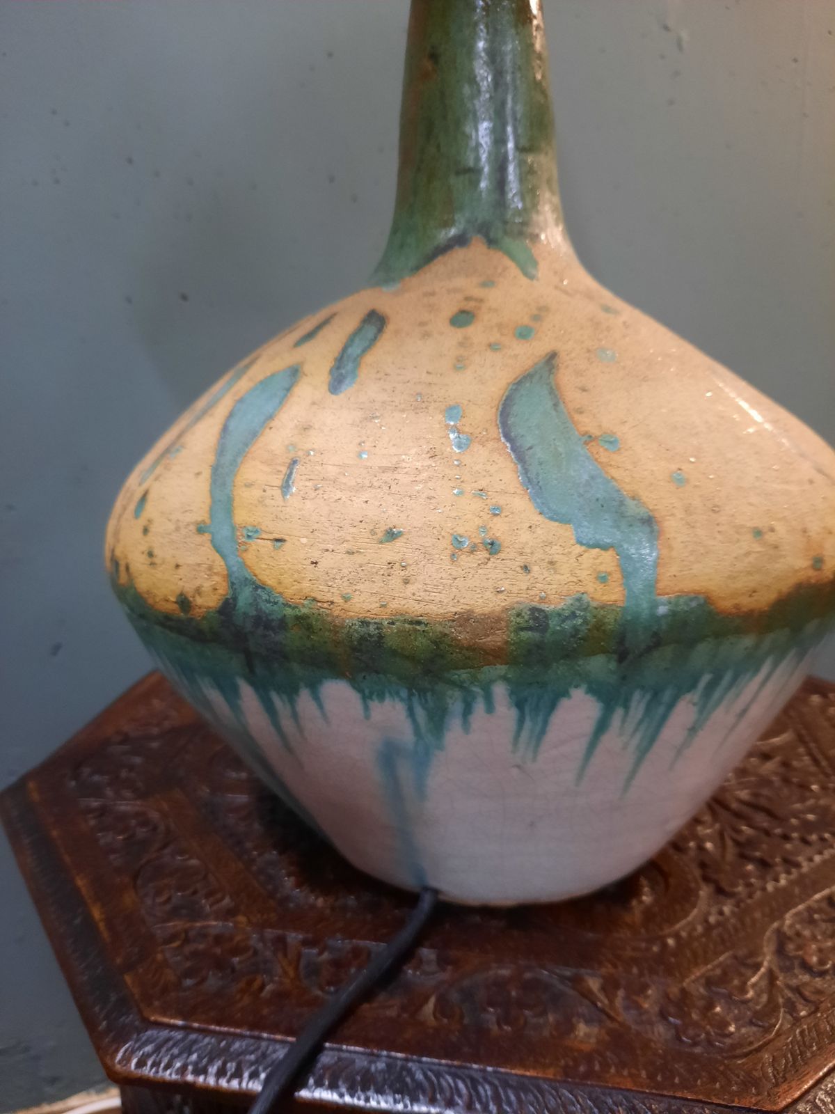 photo furniture 1970s Large Studio Pottery Lamp By Gill Bott Professionally Rewired And Pat Tested