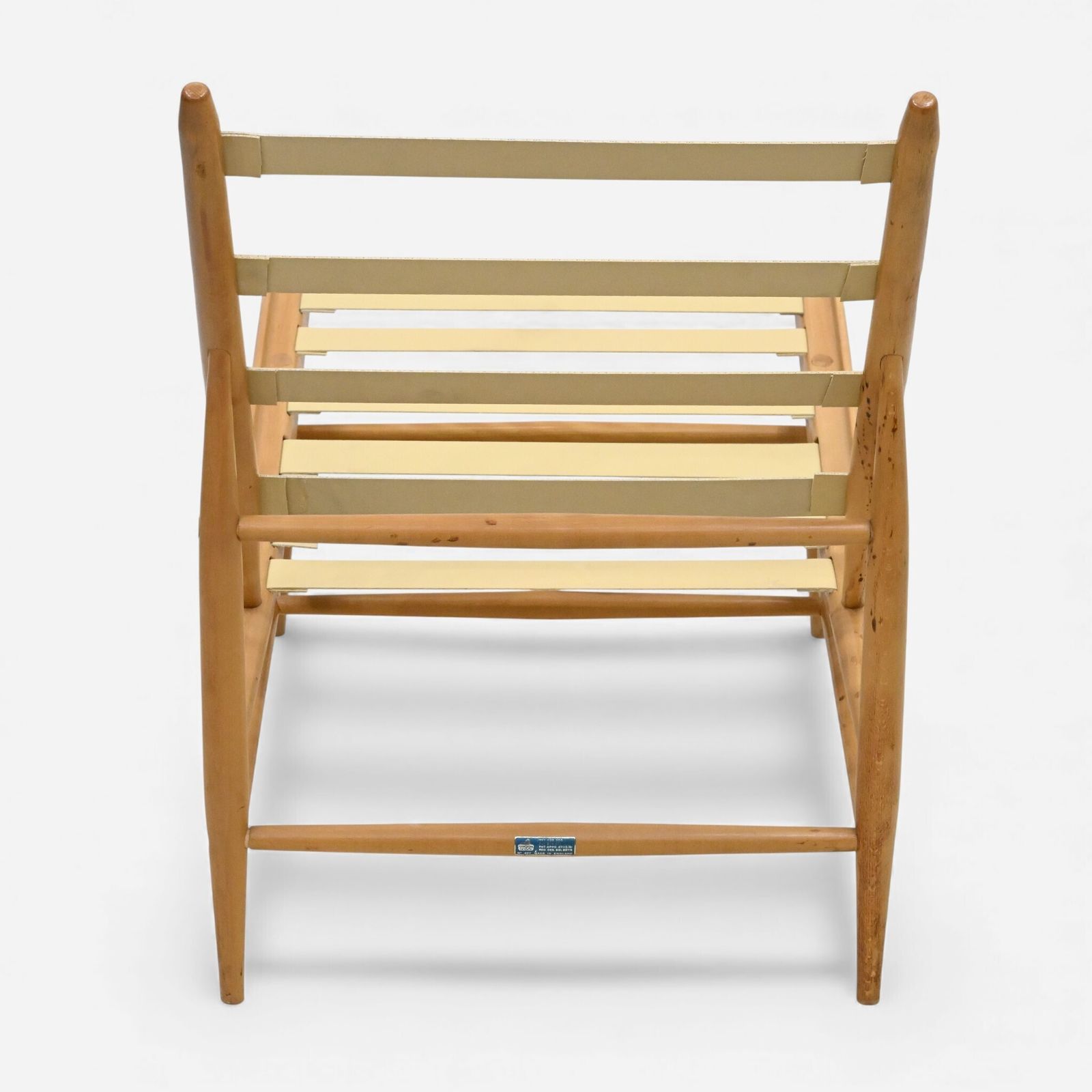photo vintage Ercol 1950s 60s Easy Chair Model 427 Light Finish New Webbing Free Uk Delivery