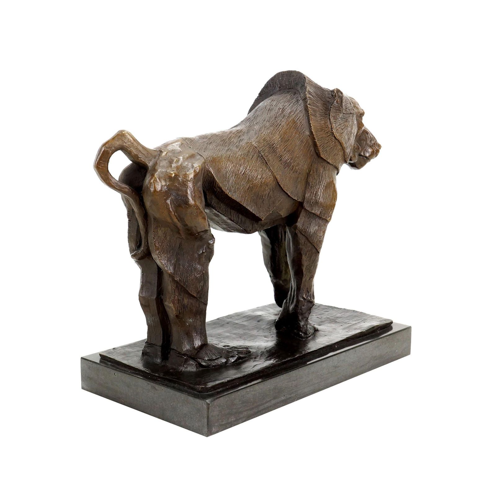 photo for sale Sculpture Of A Large Ape In The Style Of Rembrandt Bugatti. Bronze Sculpture.