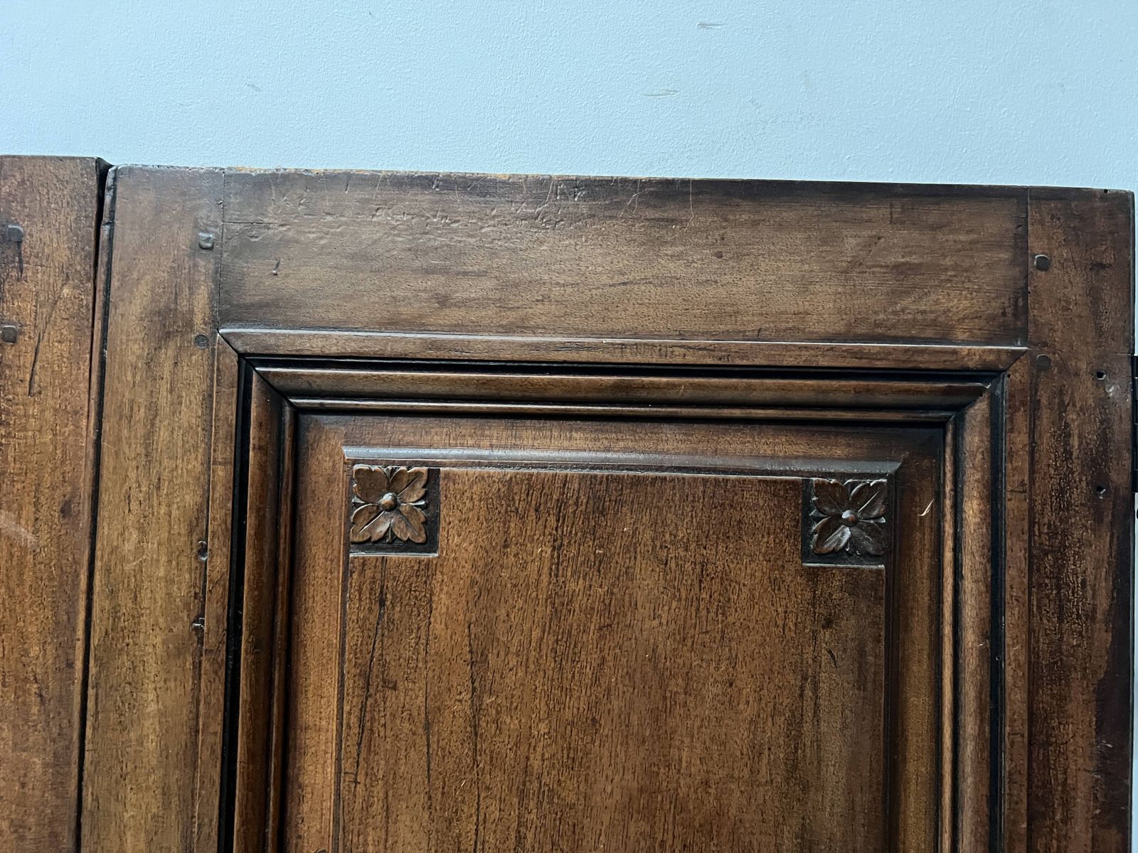 Page 1 Of 16 Pair Of 18th Century Solid Walnut Double Panel Doors photo vinterior