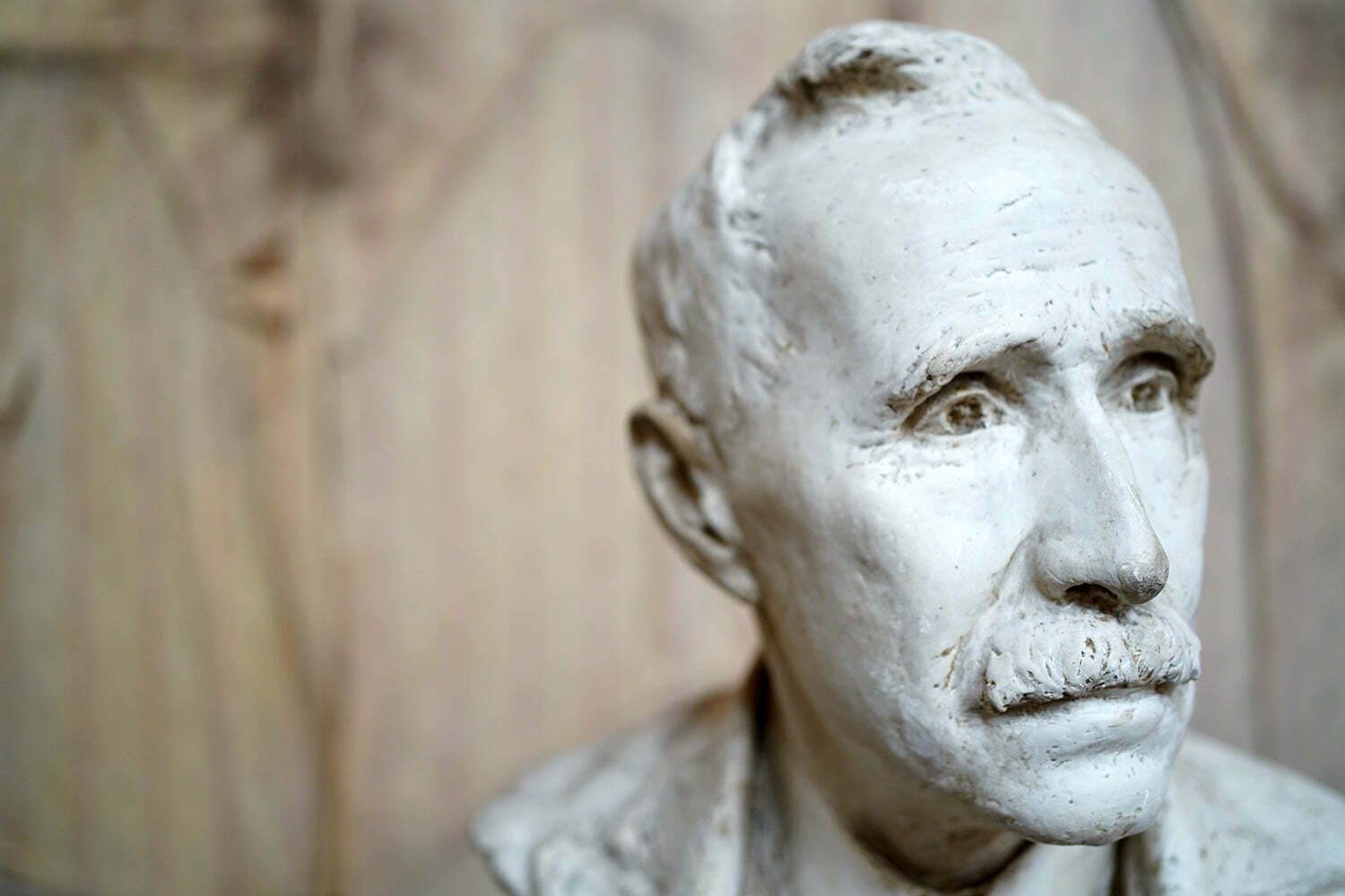An Early 20thc Scottish Plaster Portrait Bust Of George Hope Tait By Thomas J. Clapperton 1929 photo furniture