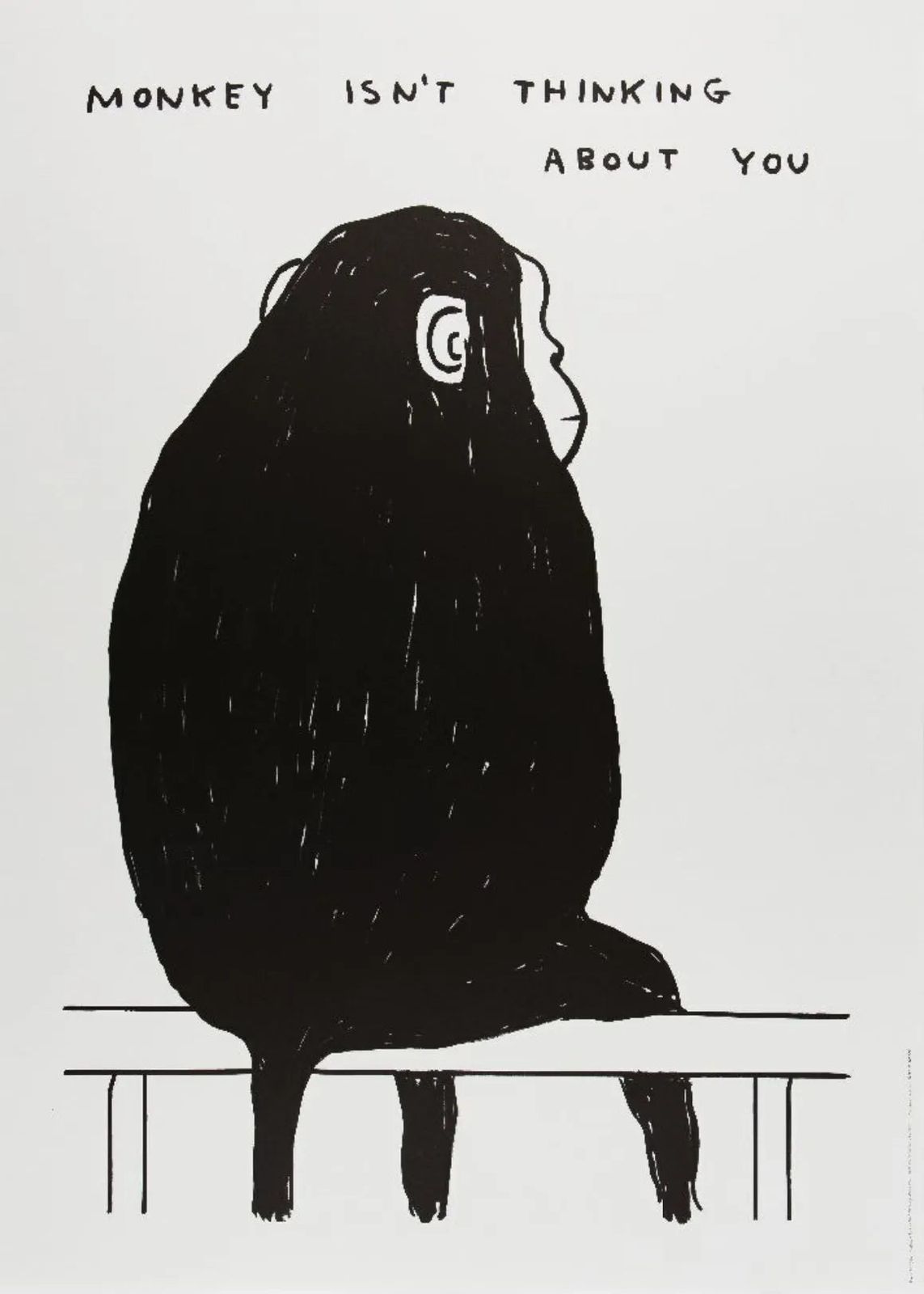 David Shrigley, Animals & Existentialism, 2022 photo furniture