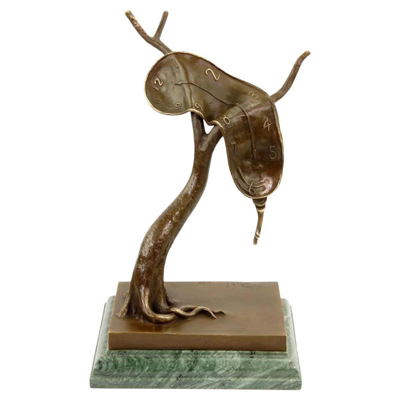 Bronze Sculpture "Melting Clock" By Salvador Dalí