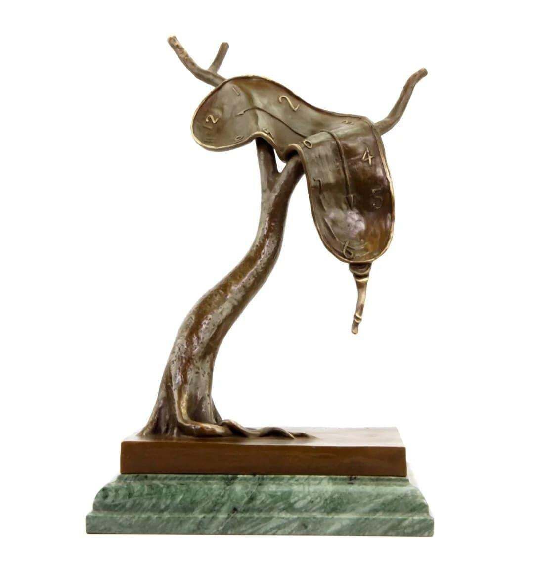 Art Bronze Sculpture "Melting Clock" By Salvador Dalí photo