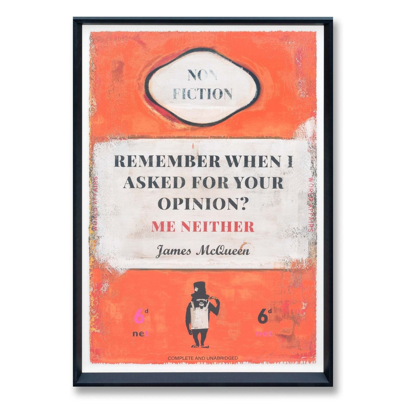 James Mcqueen, Remember When I Asked For Your Opinion (Ap), 2023