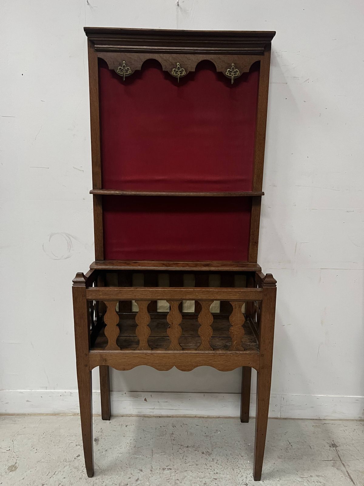 777.38 Page 1 Of 13 "Picardy Stem Trapped" Oak Cabinet, 18th Century photo