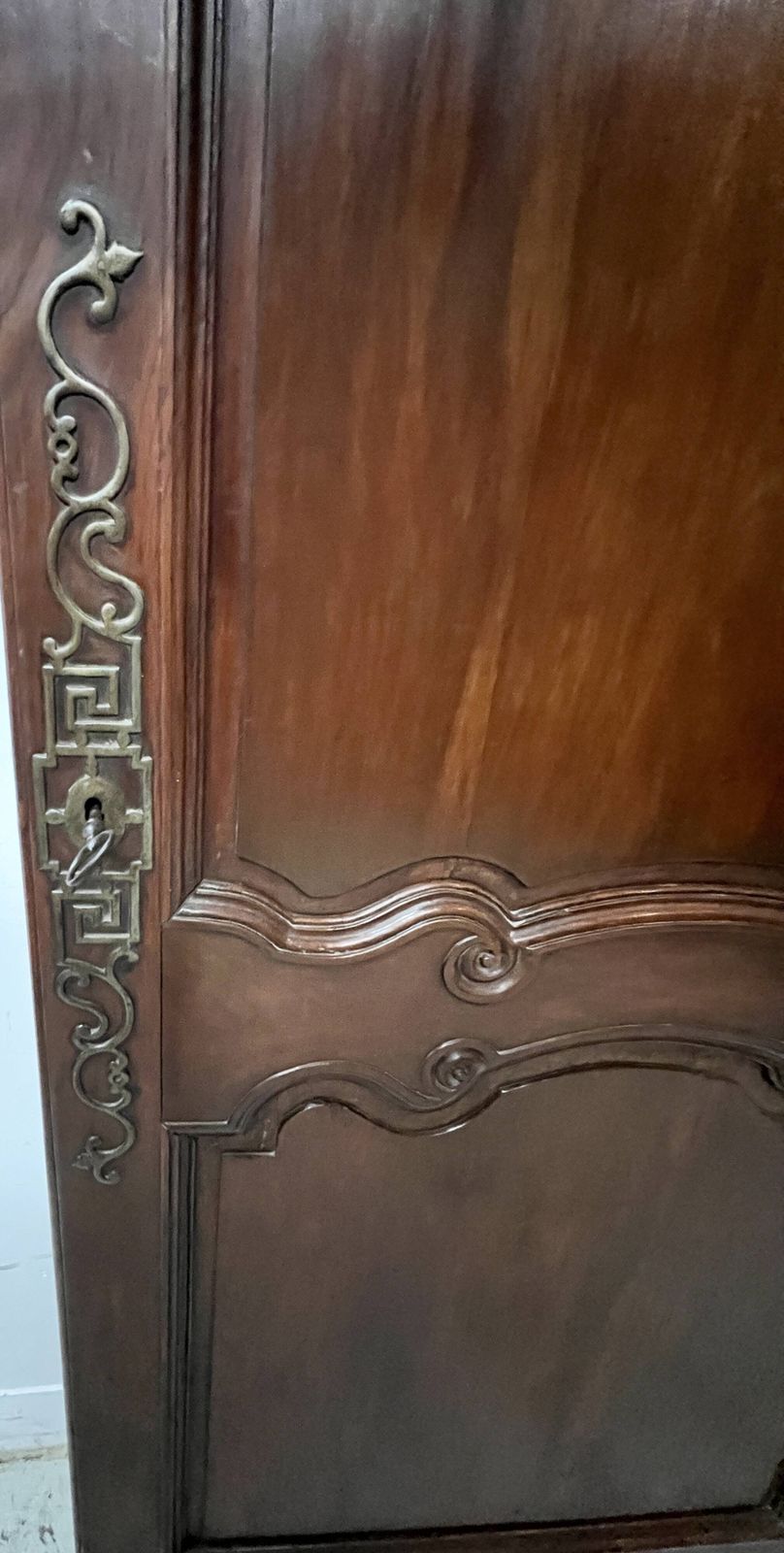 18th Century Solid Cherry Wood Cupboard Door photo buy