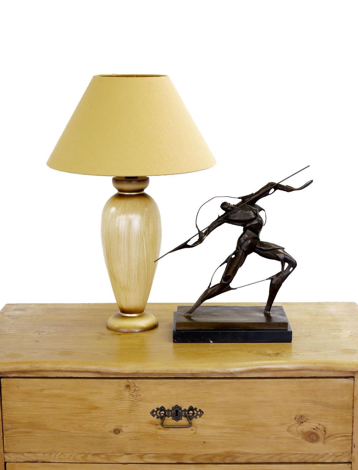 The Bronze Sculpture In The Style Of Umberto Boccioni photo vintage