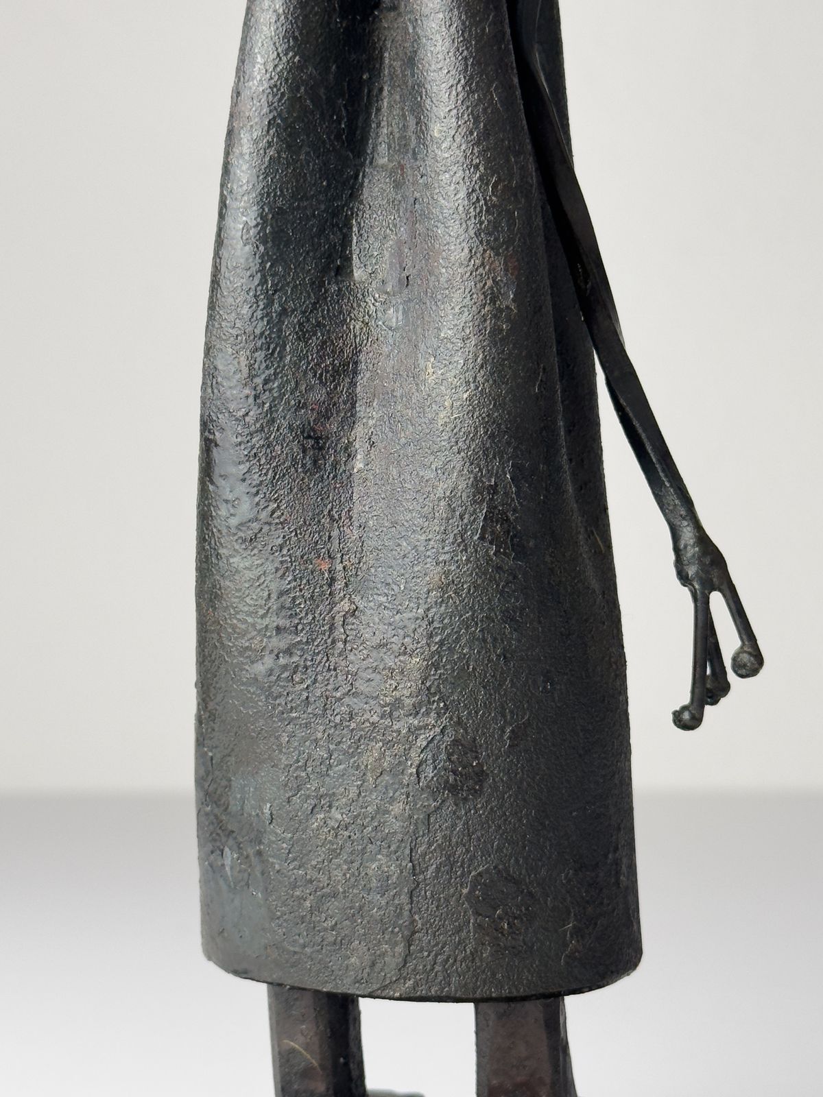 Vintage Brutalist Sculpture "Monk" By Salvino Marsura, Italy 1970s photo vinterior