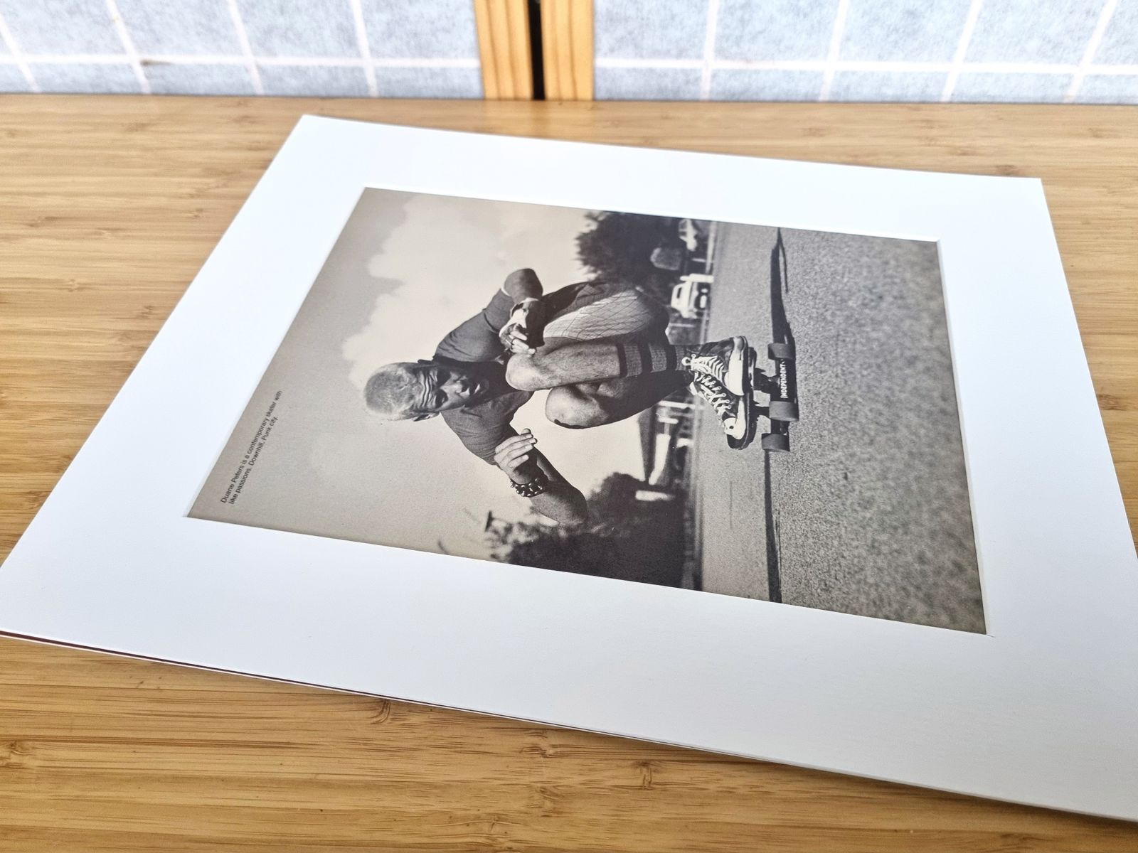 Skate Culture Photo Page, 1980s Skateboarding Print, Duane Peters Independent Downhill Punk City, Action Sports Wall Art, Old School Decor photo vinterior