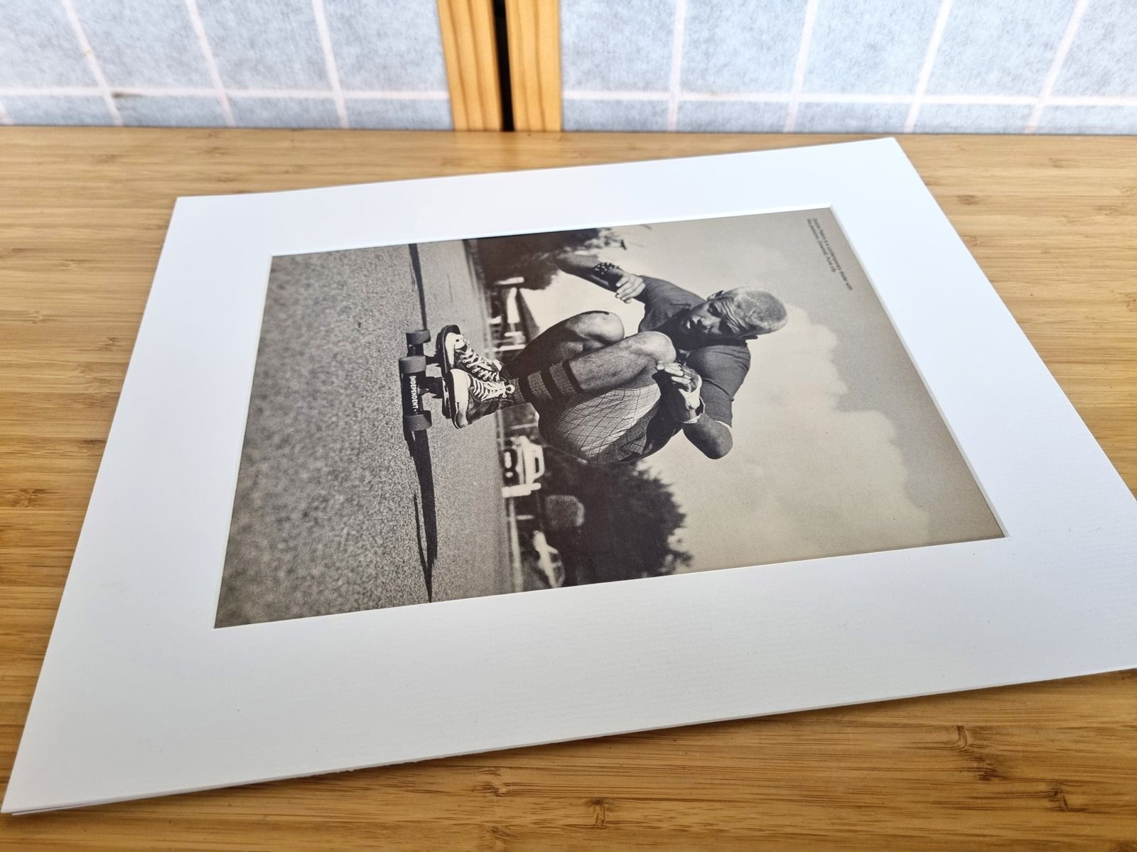 Skate Culture Photo Page, 1980s Skateboarding Print, Duane Peters Independent Downhill Punk City, Action Sports Wall Art, Old School Decor photo vintage
