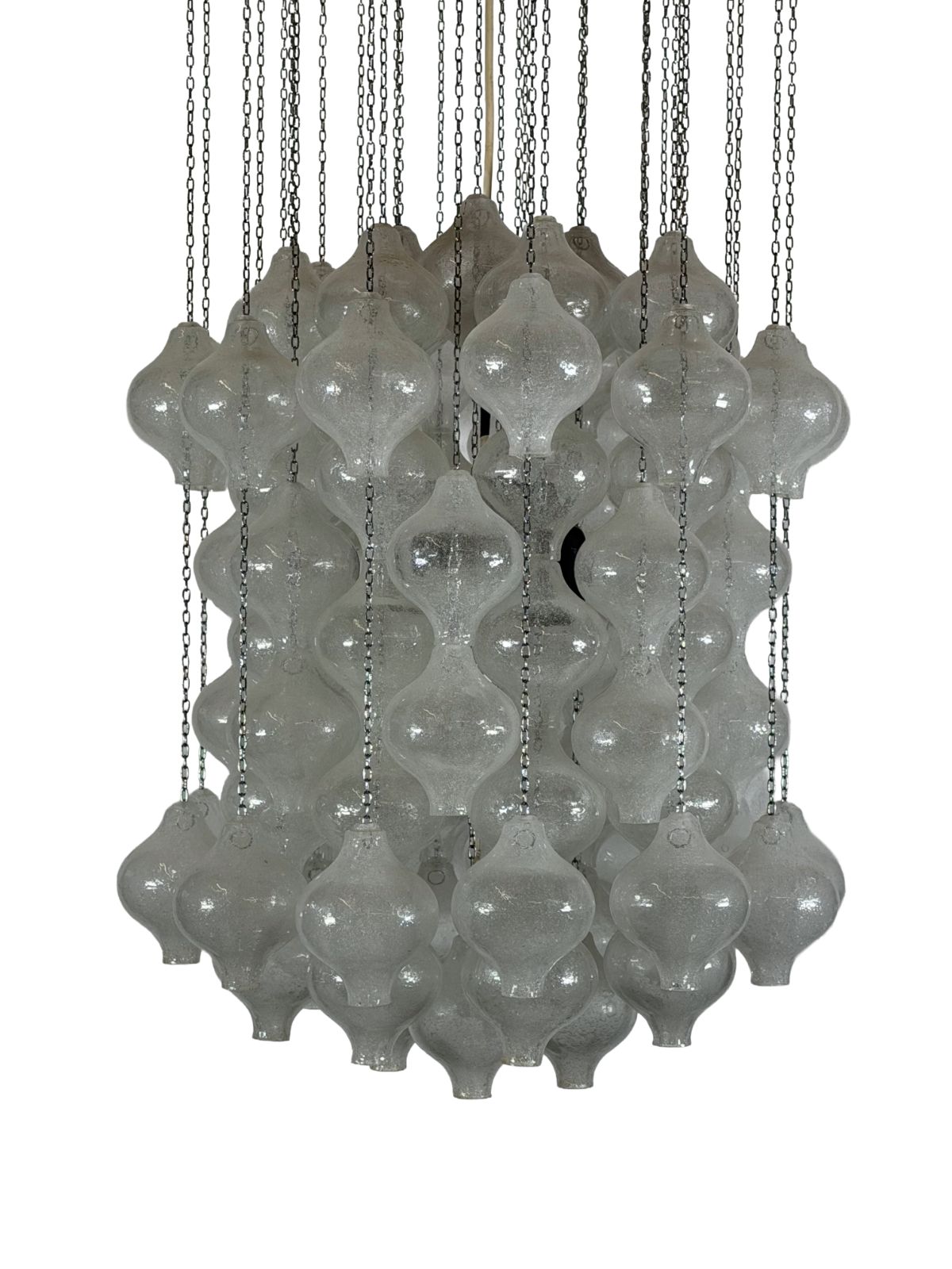 photo vinterior 60s 70s "Tulipan" Chandelier By J.T. Squid For Squid Austria