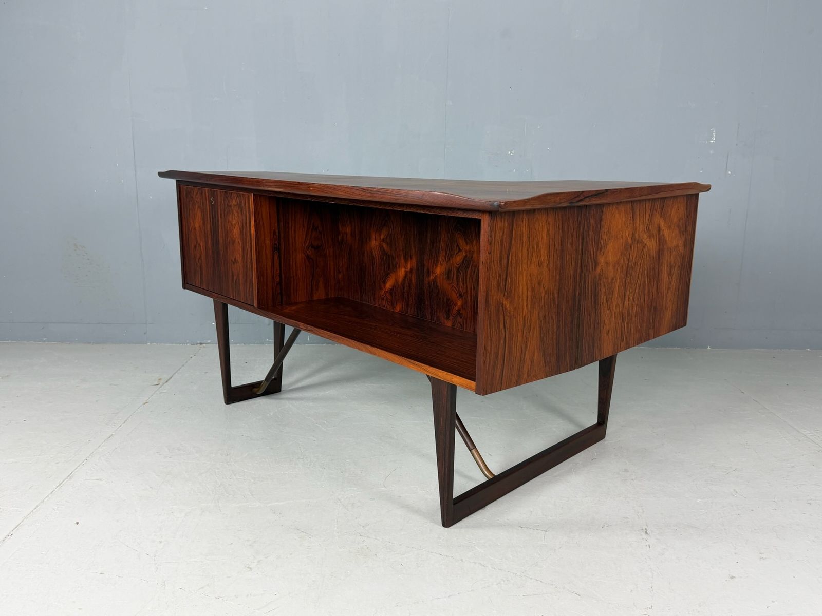 1960s Peter Løvig Nielsen 'Boomerang' Desk Hedensted Møbelfabrik photo buy