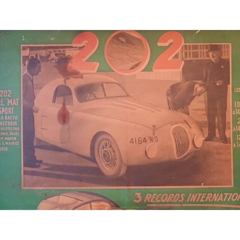 Old Advertising Poster From: Peugeot photo buy