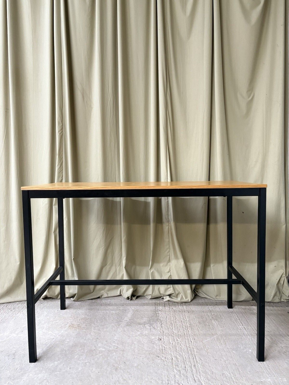Industrial Mid Century Vtg Style Dining Kitchen Bench High Bar Table Island R953 photo buy