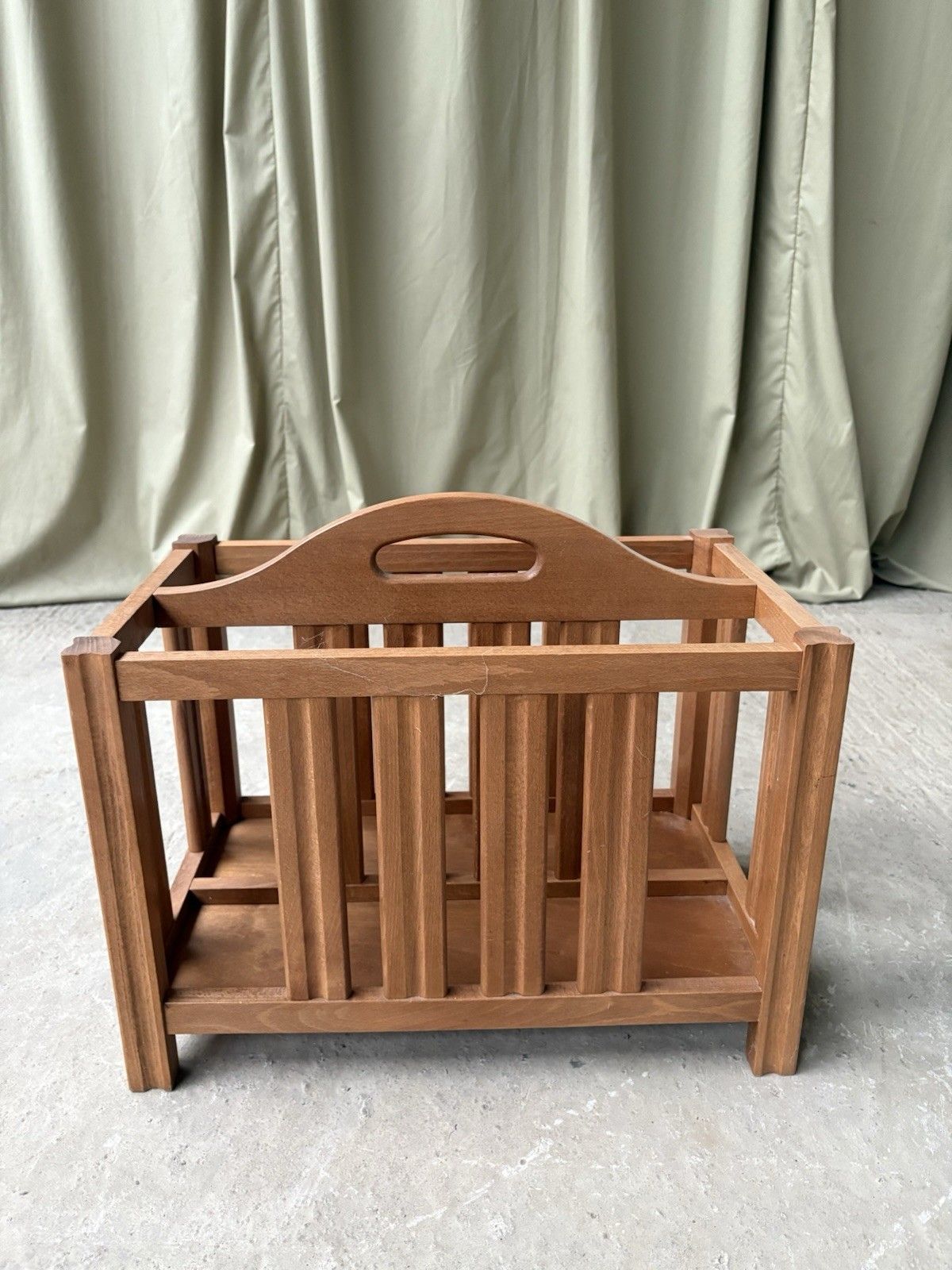 Vtg Mid Century Magazine Rack Records Vinyl Danish Scandi Retro R952 photo 92.0