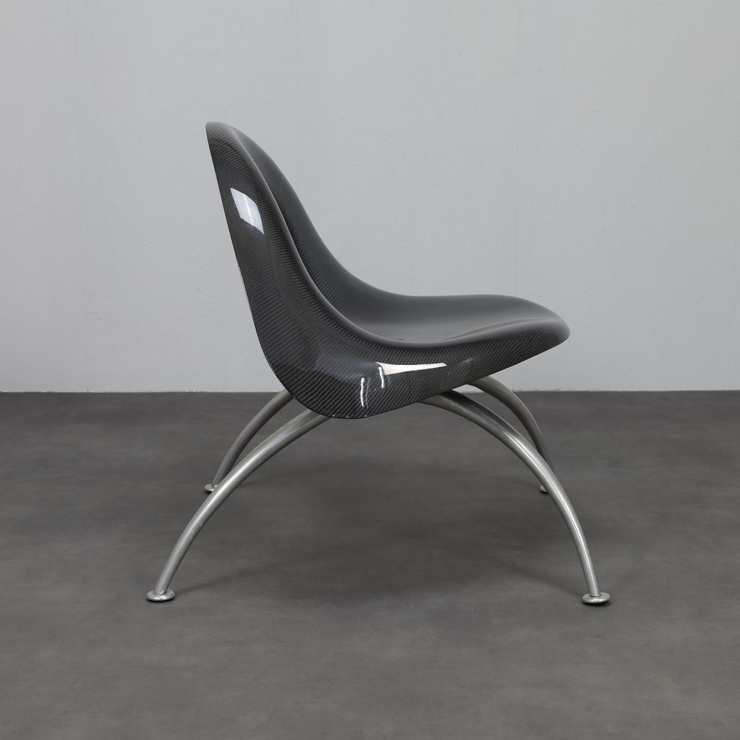 Very Rare Carbon Fibre “Elephant” Lounge Chair Herbert Schultes, Lensvelt photo Furniture