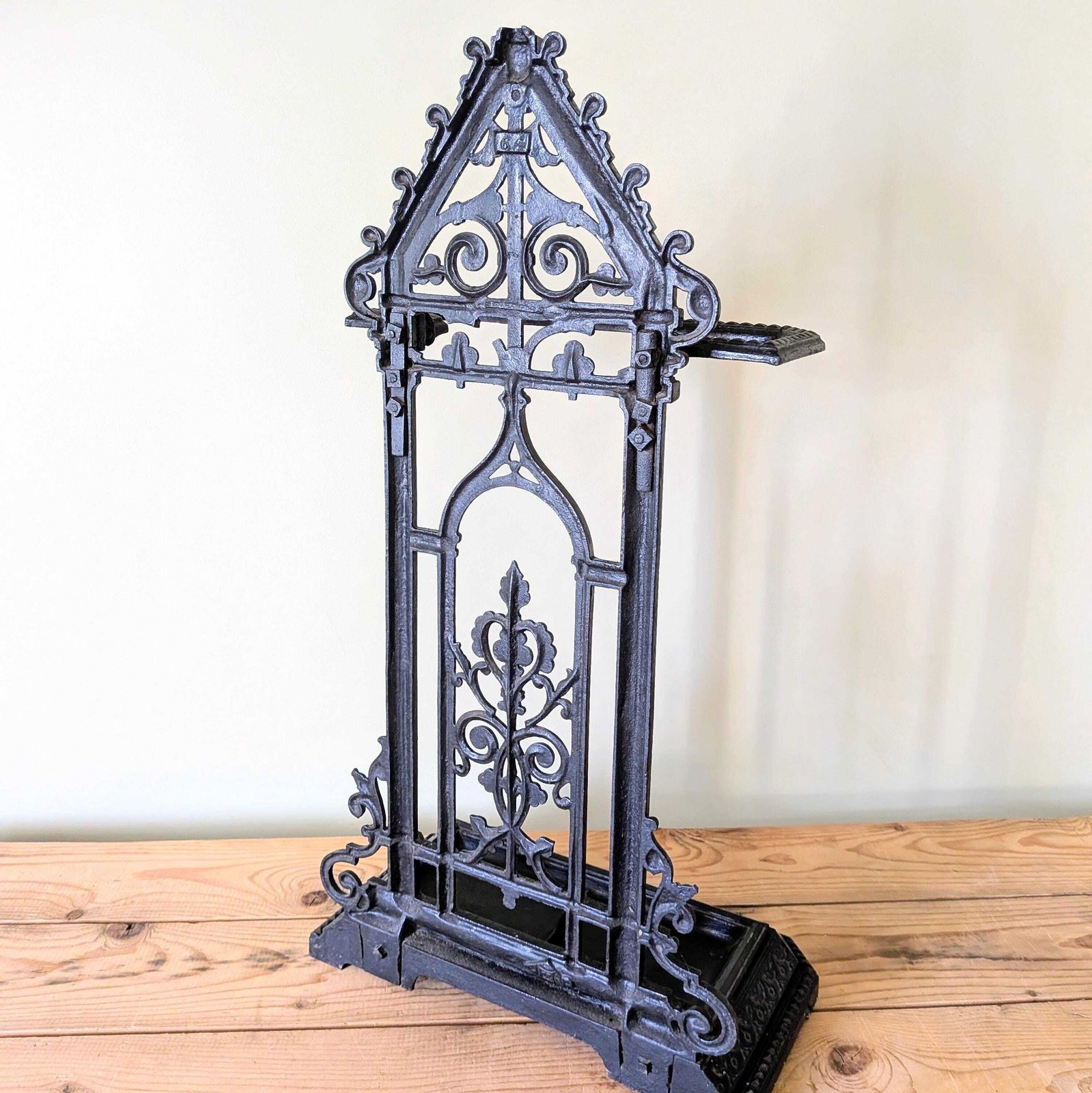 Home Fixtures Victorian Cast Iron Umbrella Stand Or Stick Stand C1870 photo