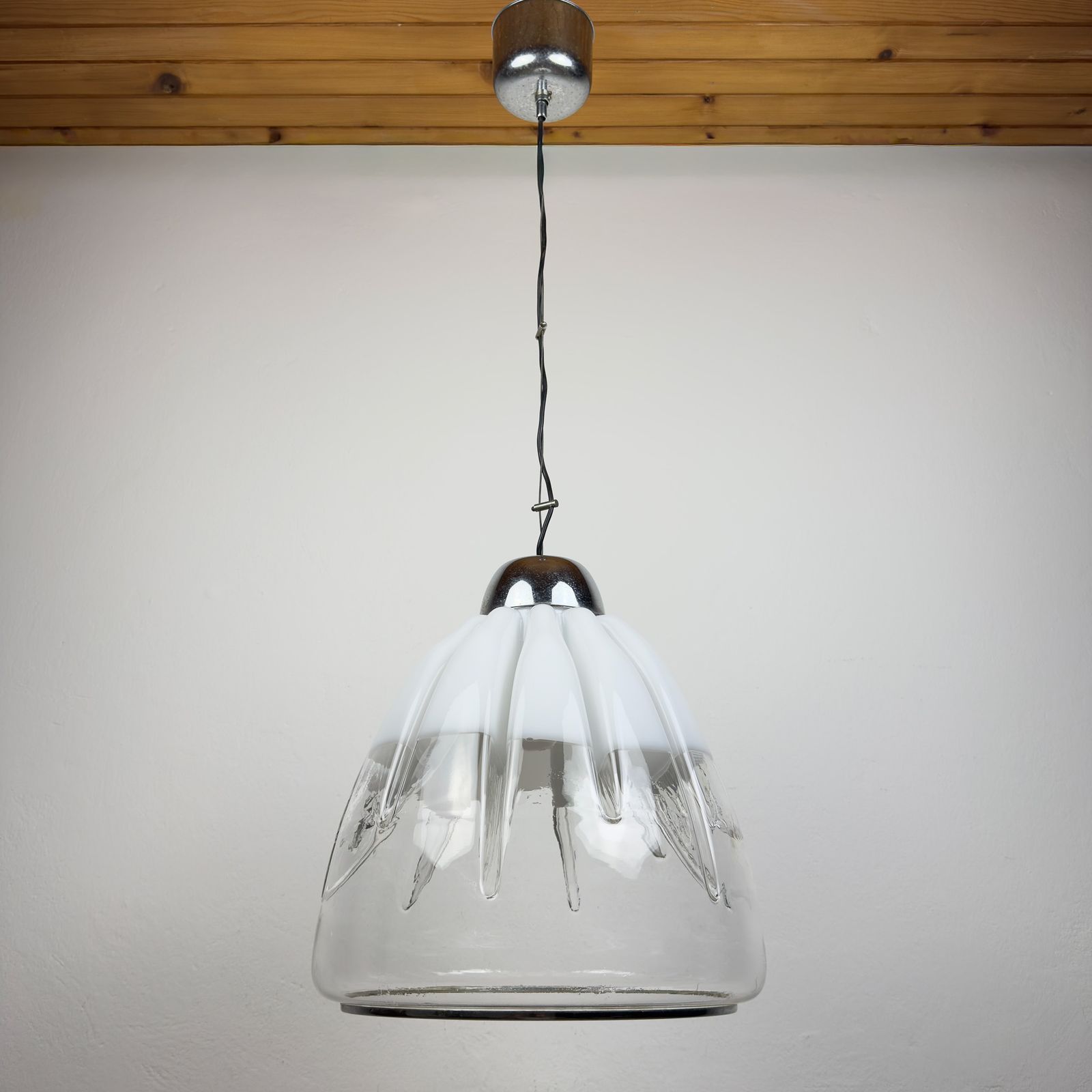Original Murano Pendant Lamp By Toni Zuccheri For Veart, Italy 1960s photo furniture