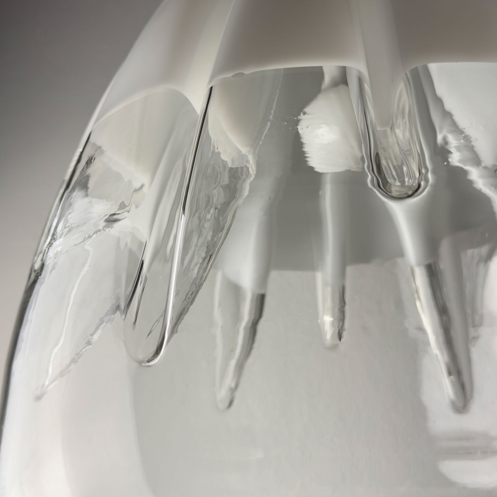 1650.0 Original Murano Pendant Lamp By Toni Zuccheri For Veart, Italy 1960s photo