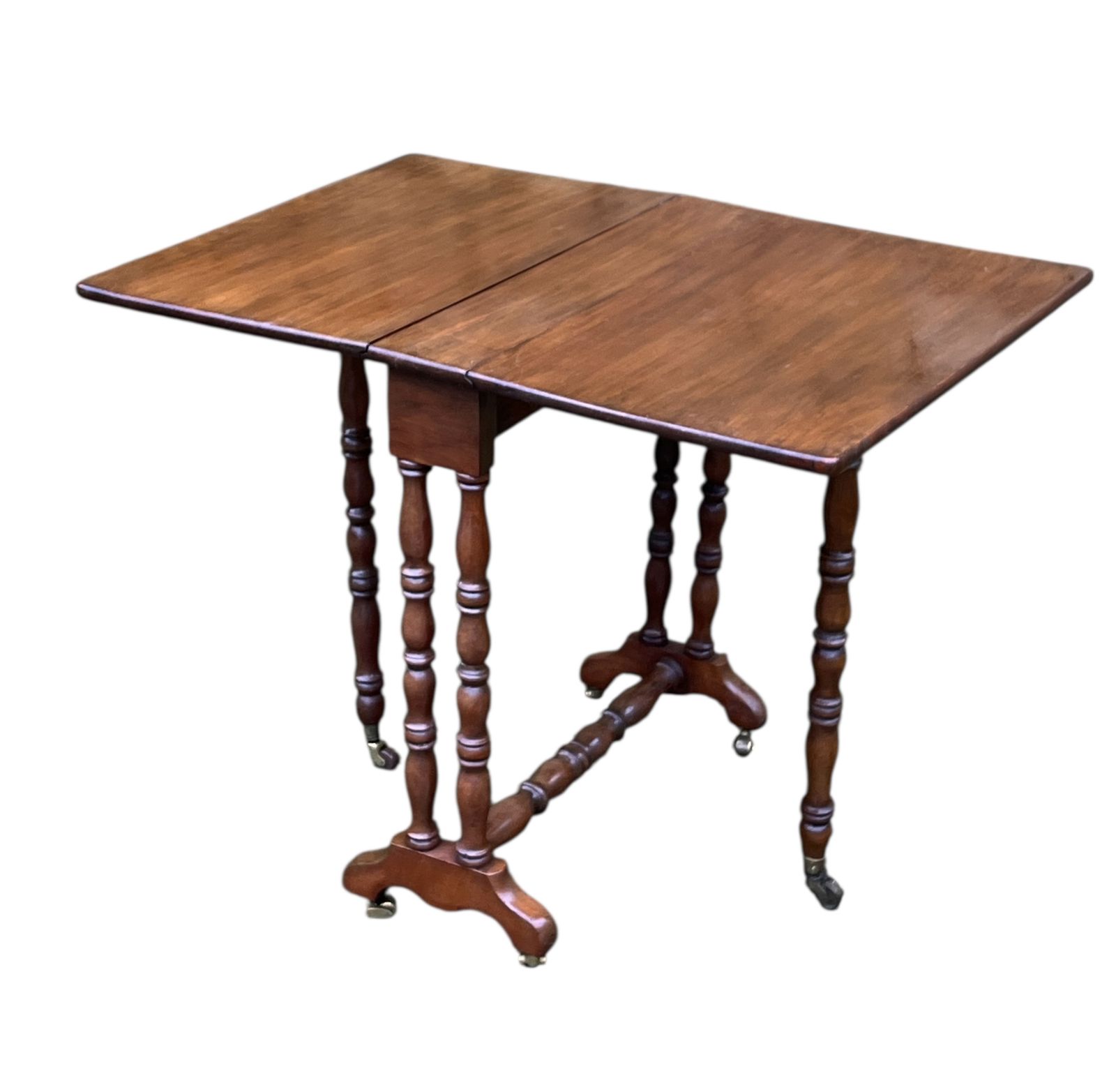 Antique Mahogany Sutherland Table photo vintage