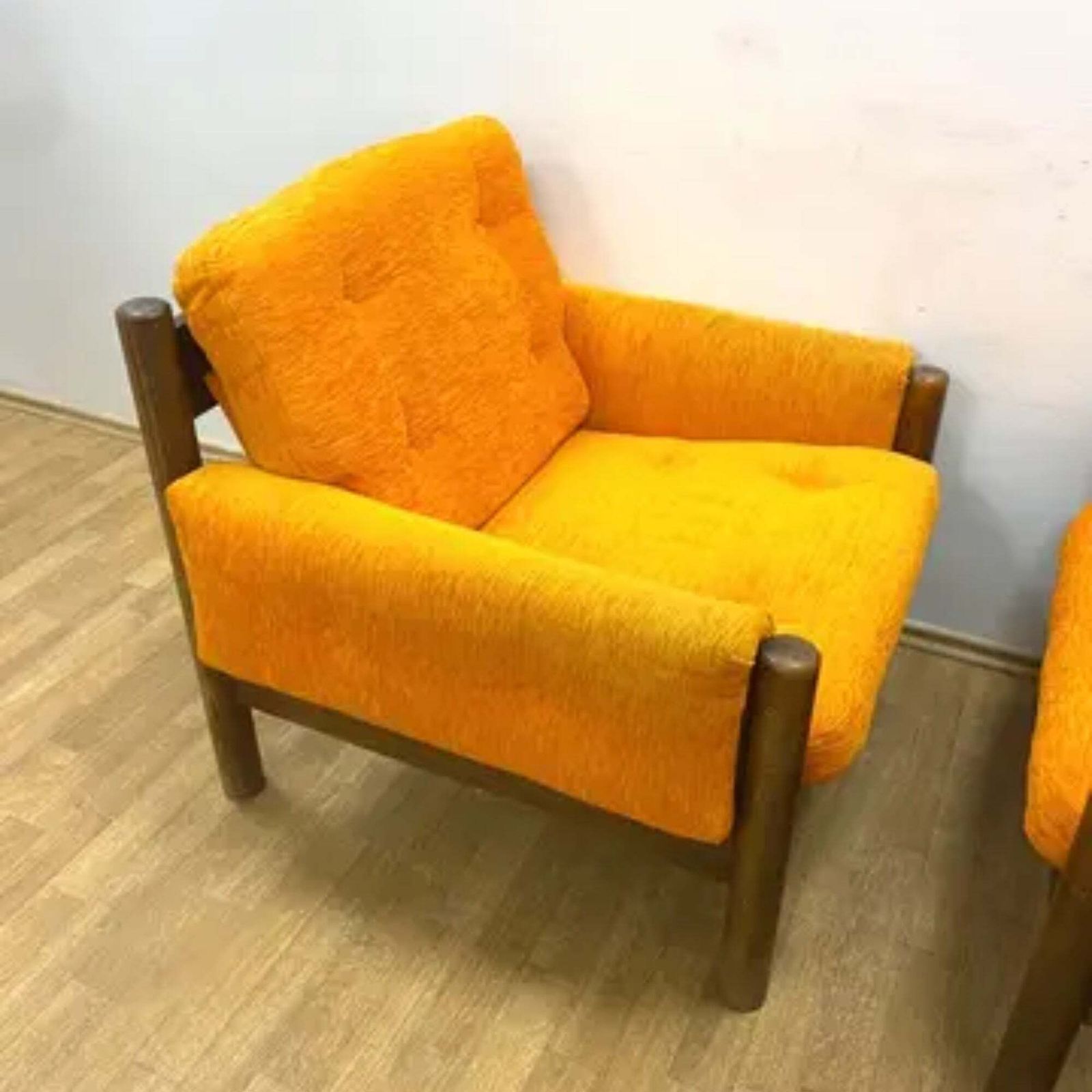 Mid Century Zitset (Fauteuils & Bank), Jaren 1970 photo 974.0