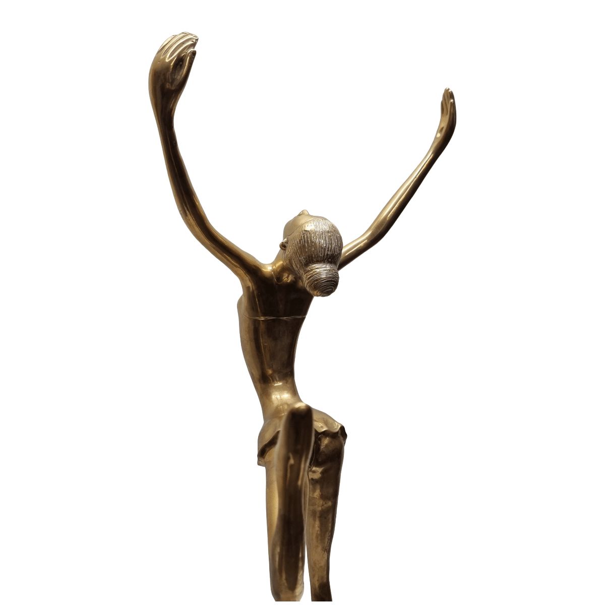 Brass Ballerina In The Style Of Somchai Hattakitkosol, From Around The 1960s photo buy