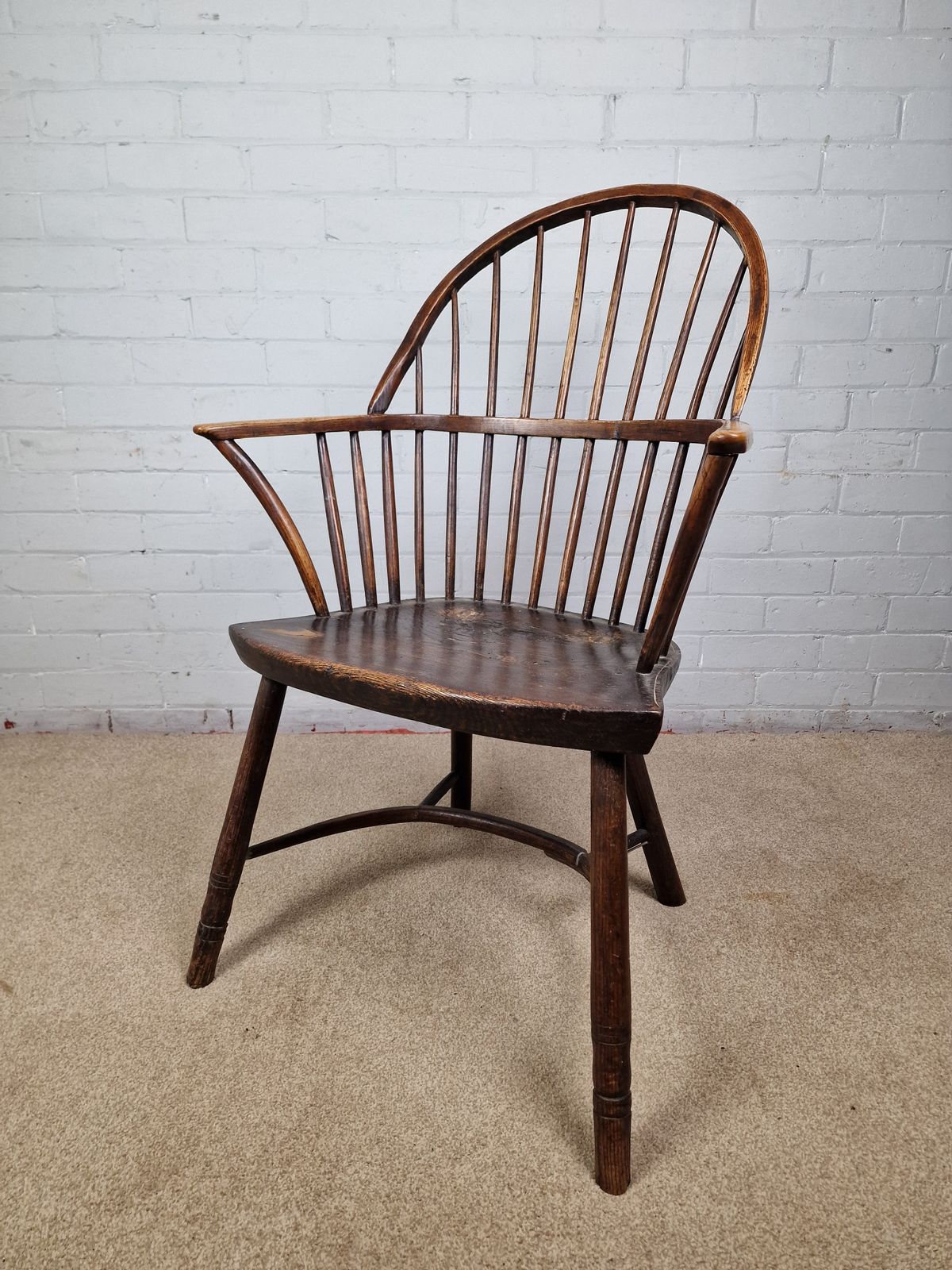 Windsor Chair In Ash And Elm   Early 19th Century (Circa 1806) photo for sale