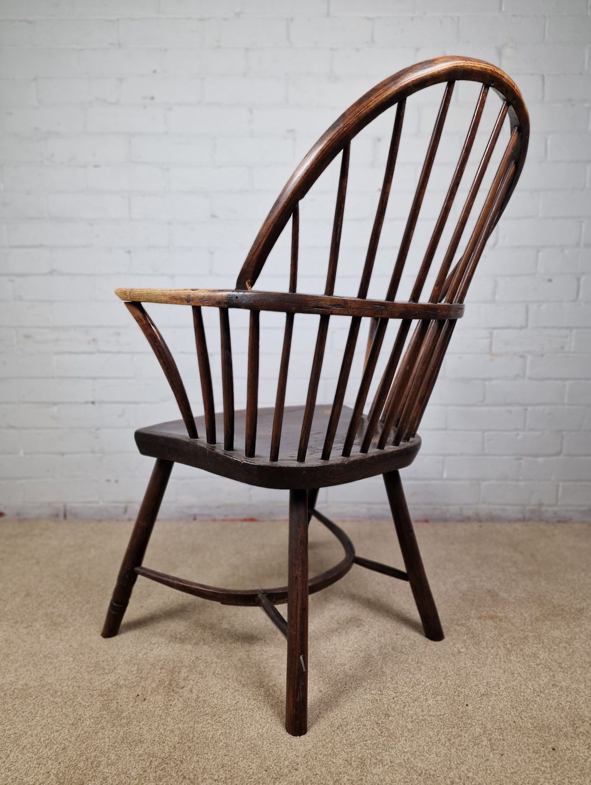 Windsor Chair In Ash And Elm   Early 19th Century (Circa 1806) photo Furniture