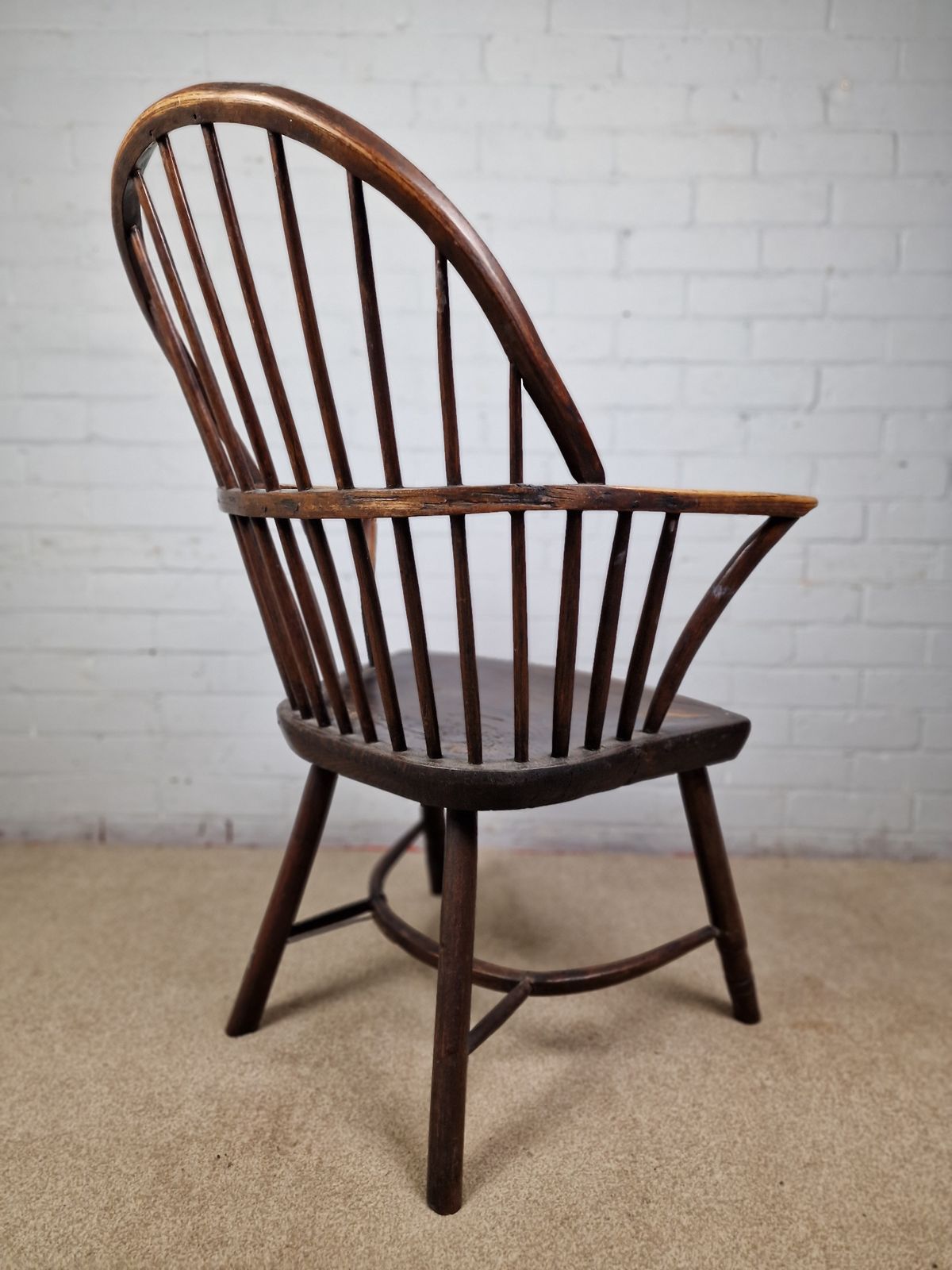 Windsor Chair In Ash And Elm   Early 19th Century (Circa 1806) photo vinterior