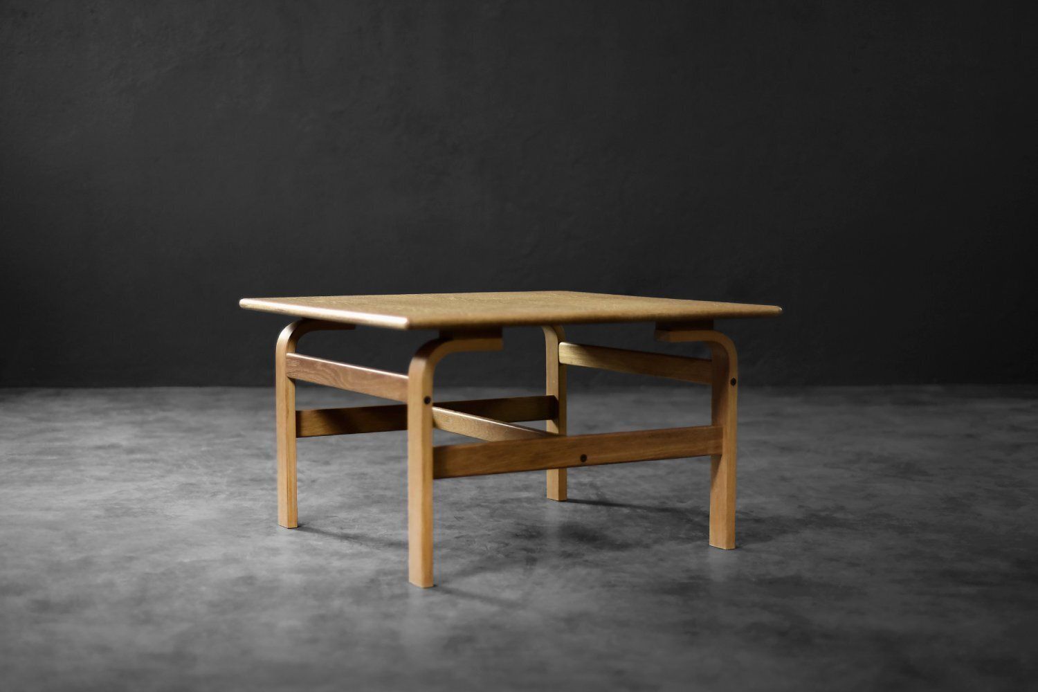 Vintage Scandinavian Oak Coffee Table By Karl Erik Ekselius For Joc Vetlanda, 1960s