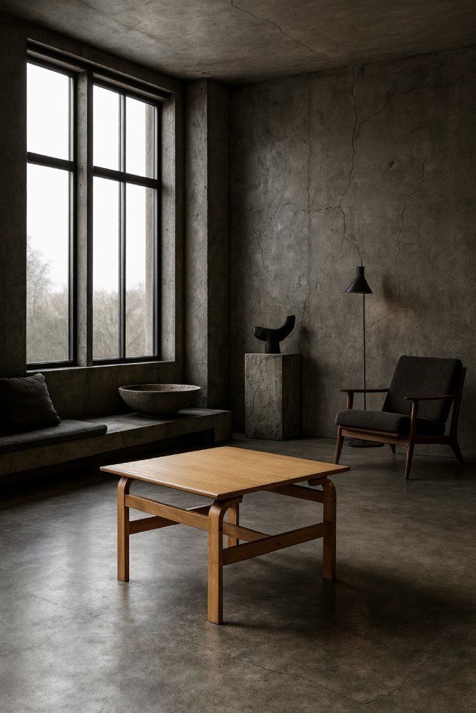 Vintage Scandinavian Oak Coffee Table By Karl Erik Ekselius For Joc Vetlanda, 1960s photo furniture