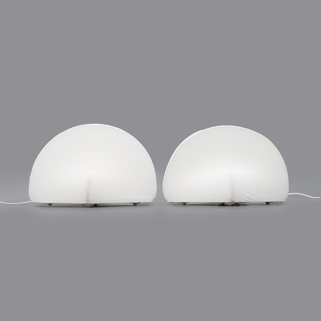 Pair Of “Kaori” Fabric Table Lamps By Kazuhide Takahama For Sirrah, 1970s photo furniture